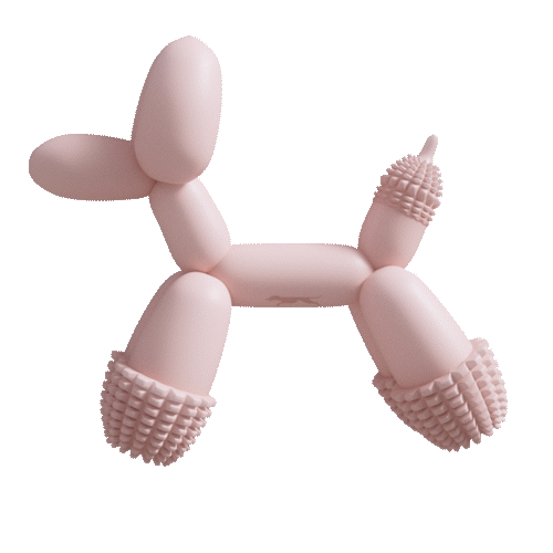 Balloon Dog Toy Pink SANDDOG