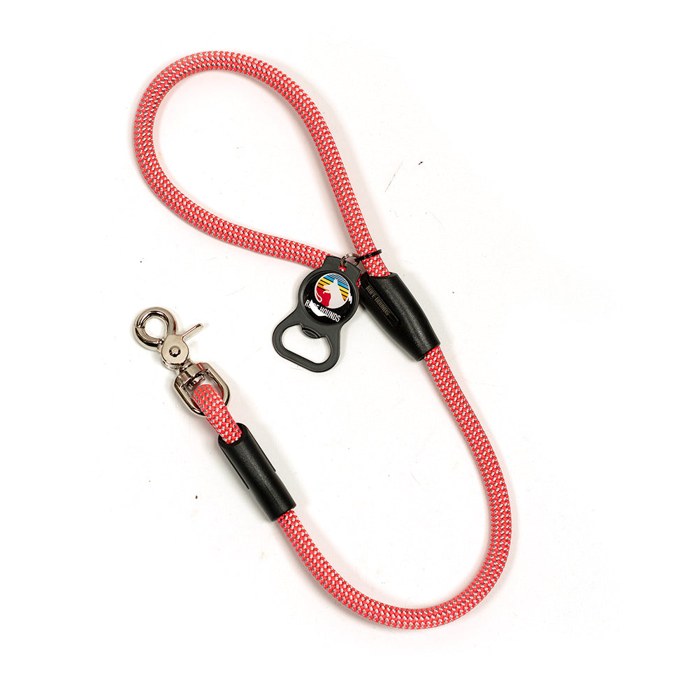 2' Dog Traffic Lead - Reds/Oranges