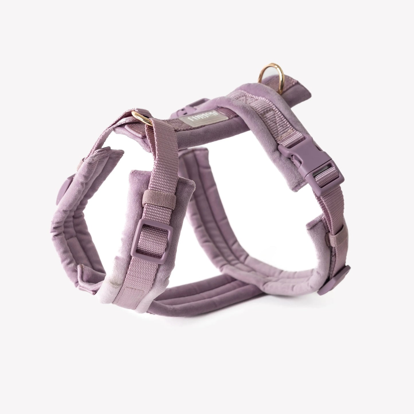 Lilac - Velvet Dog Harness FURLOU