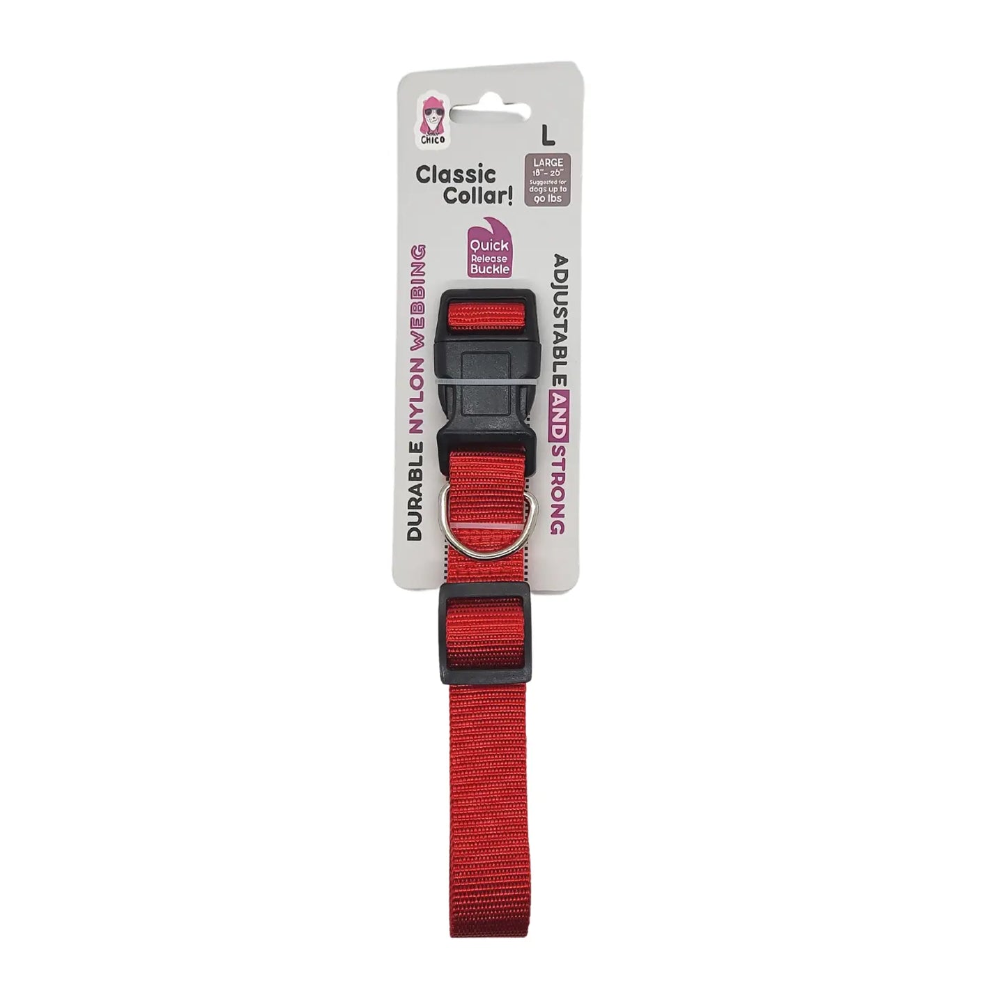 Quick-Release Nylon Dog Collar – Stylish & Durable, Adjustable Fit American Pet Supplies