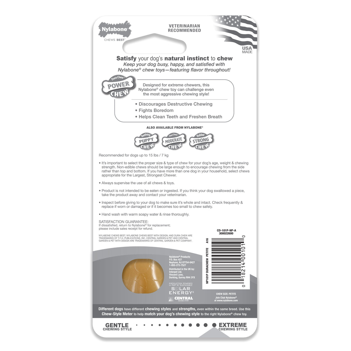 Nylabone DuraChew Original Blister Card Petite
