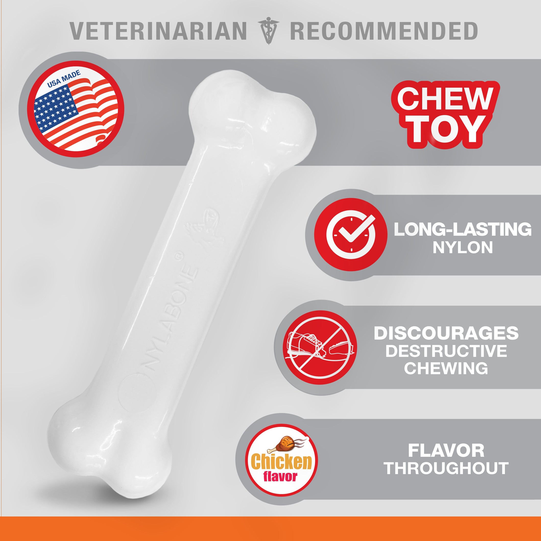 Nylabone DuraChew Chicken Blister Card Petite