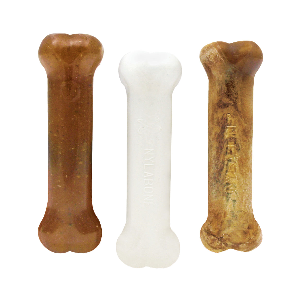Nylabone Puppy Starter Kit (Puppybone/Edible Bacon/DuraChew Chick) Regular