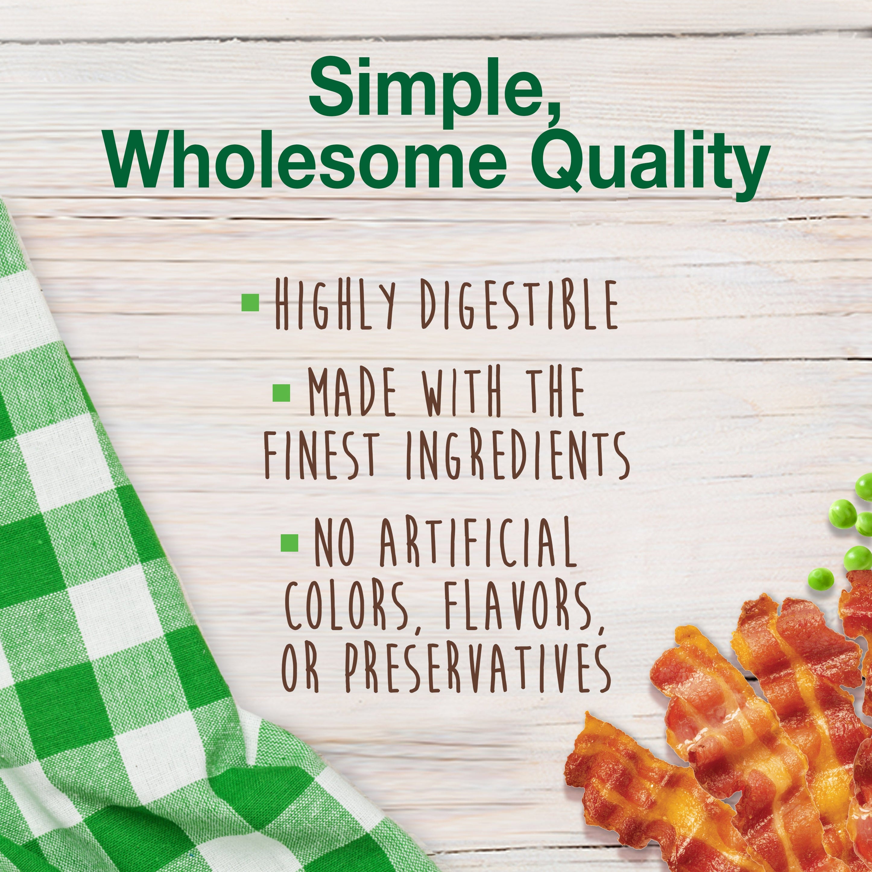 Nylabone Healthy Edibles AllNatural Long Lasting Bacon Chew Treats Bacon, XS/Petite Up To 15 Lbs. 2 ct