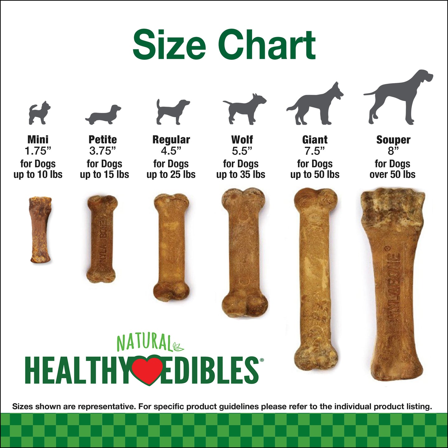 Nylabone Healthy Edibles Longer Lasting Variety Pack Regular 3pk