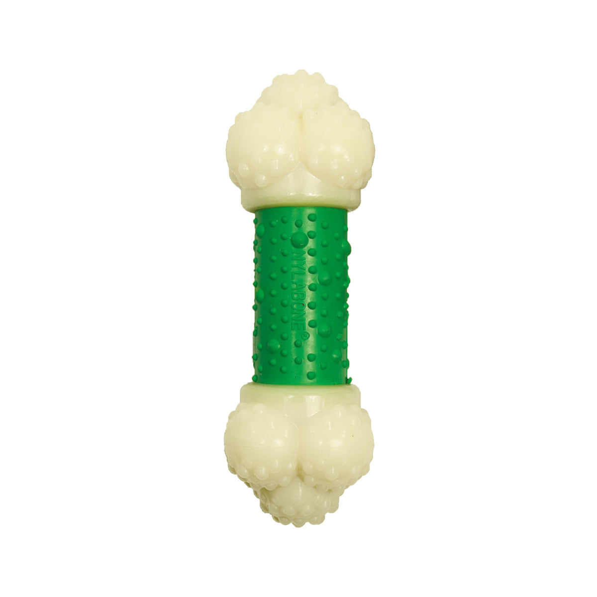 Nylabone Power Chew Double Action Durable Dog Toy Bacon 1ea/SMall/Regular - Up To 25 Ibs.