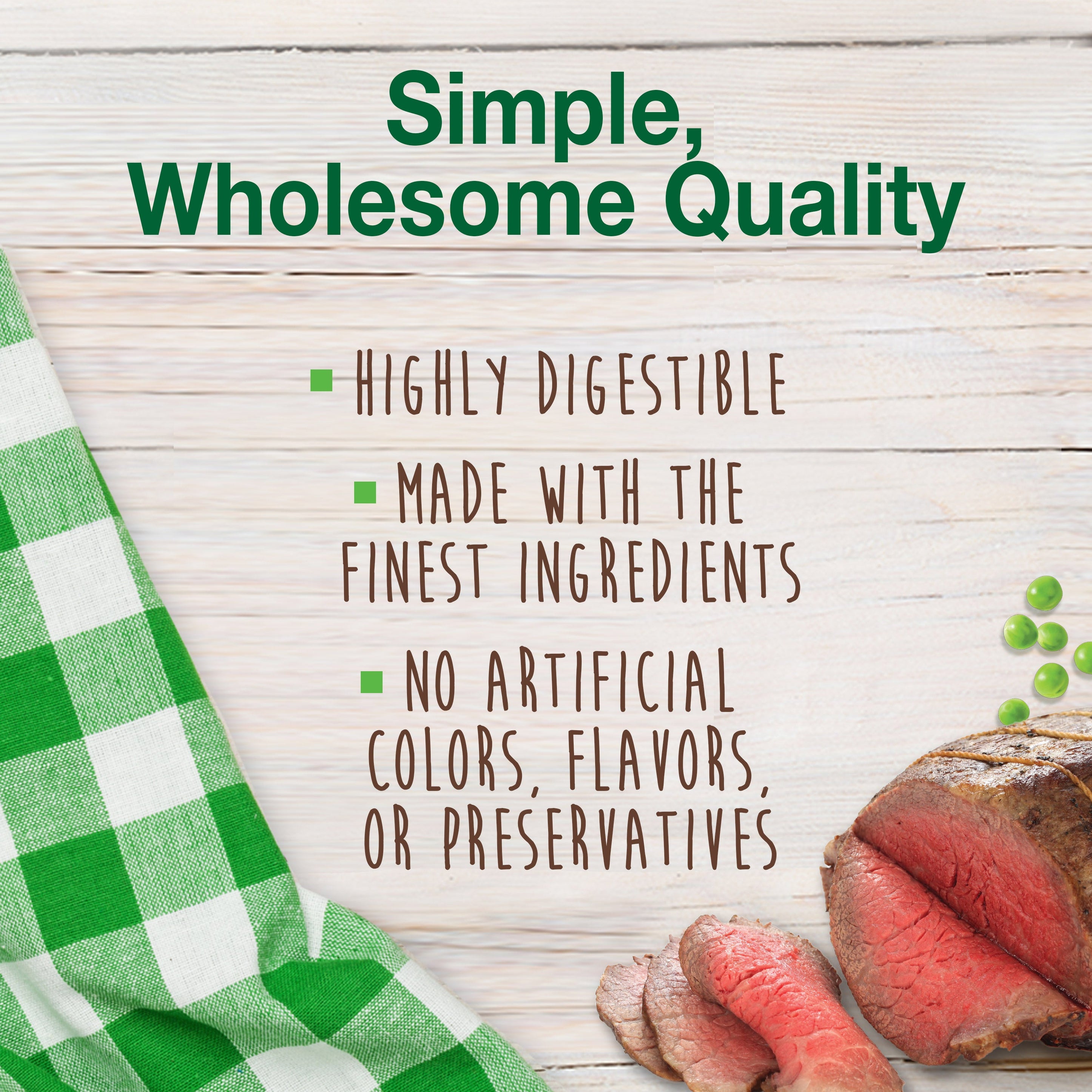 Nylabone Healthy Edibles AllNatural Long Lasting Roast Beef Dog Chew Treats Roast Beef, XS/Petite Up To 15 Lbs. 2 ct
