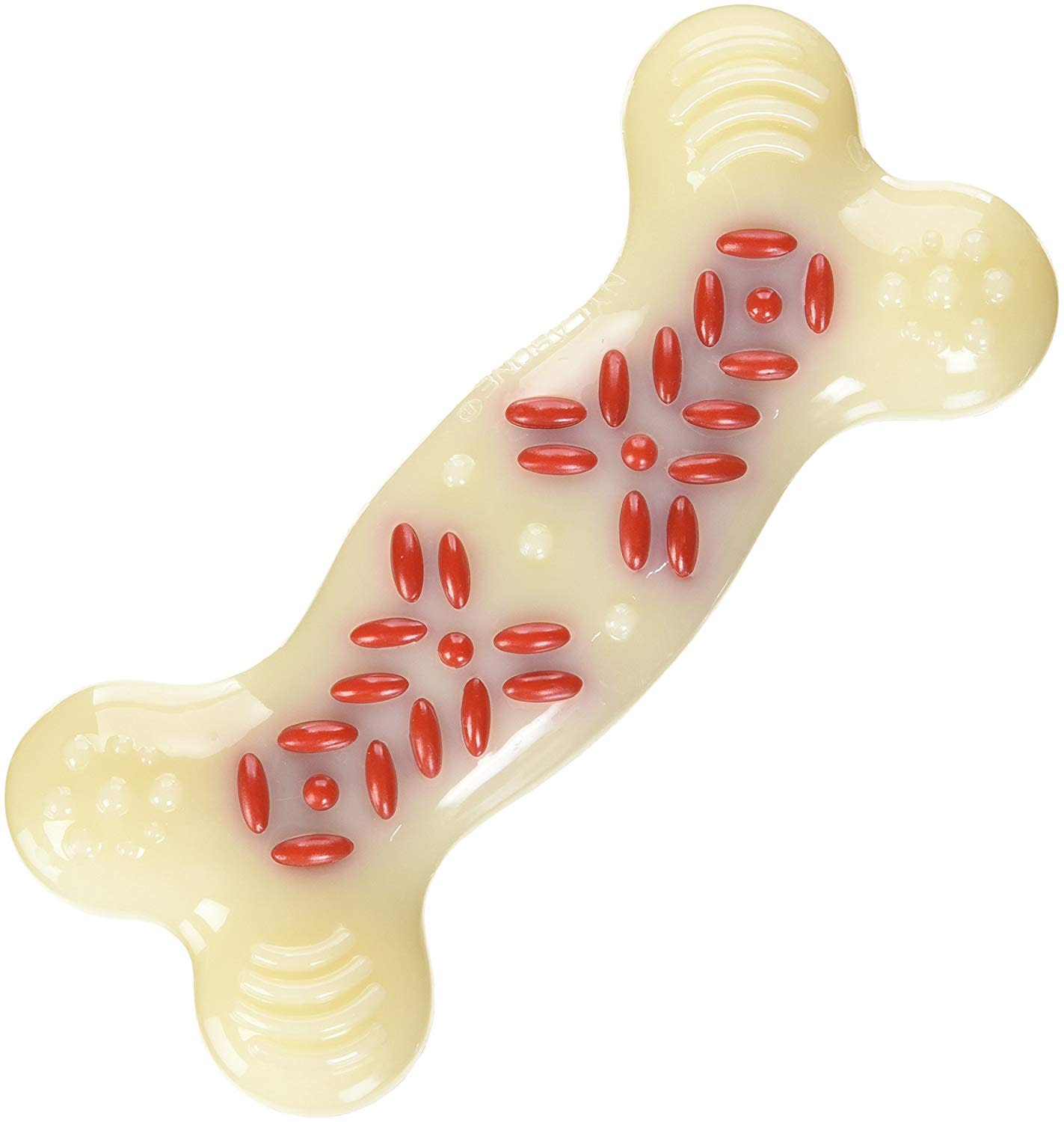 Nylabone Power Chew Action Ridges Chew Toy Bacon, 1ea/XL/Souper 50 Lbs. 1 ct