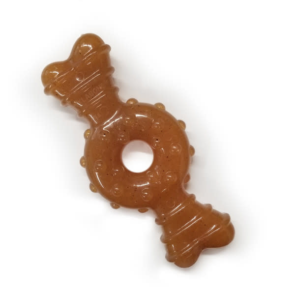 Nylabone DuraChew Textured Ring Bone Chicken Blister Card Petite