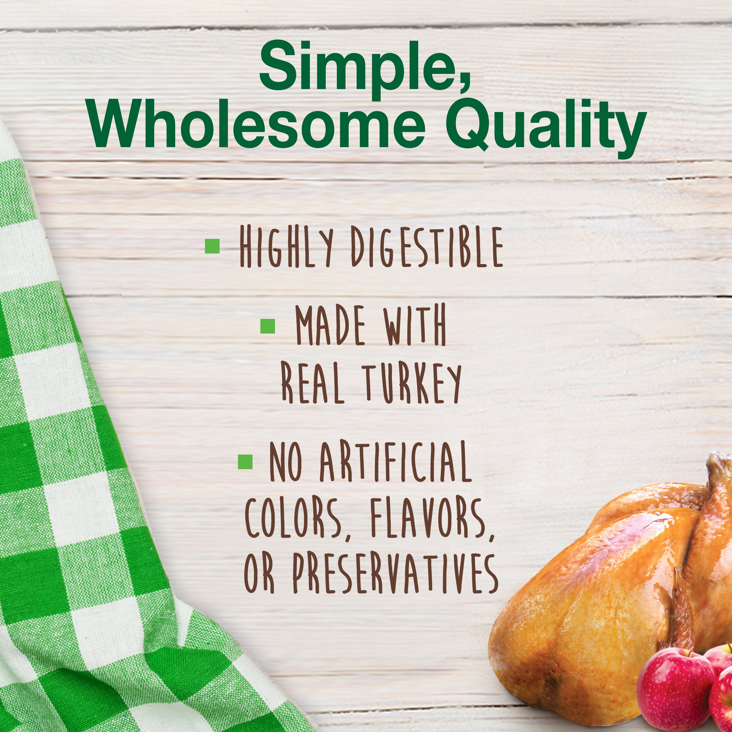 Nylabone Healthy Edibles AllNatural Long Lasting Chew Treats Turkey Apple, 1ea/SMall/Regular Up To 25 Ibs. 4 ct