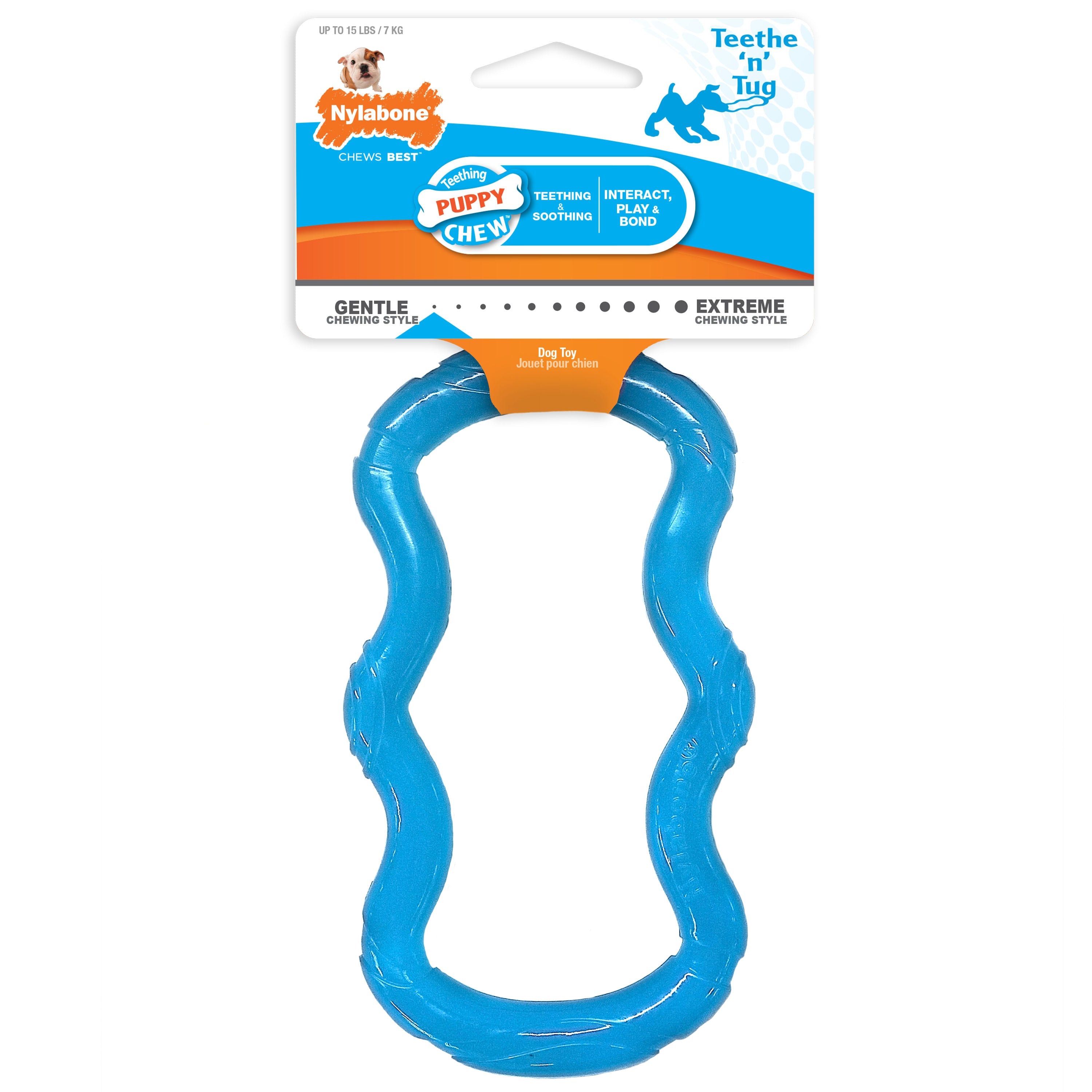 Nylabone Puppy Chew Toy Teething Toy for Puppies 1ea/XS/Petite Up To 15 Lbs. 1 ct