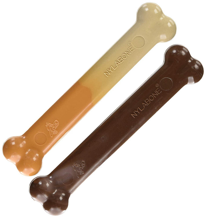 Nylabone Power Chew Flavor Frenzy Durable Dog Chew Toys Twin Pack Funnel Cake Shish Kabob, 1ea/Large/Giant Up To 50 Lbs. 2 ct