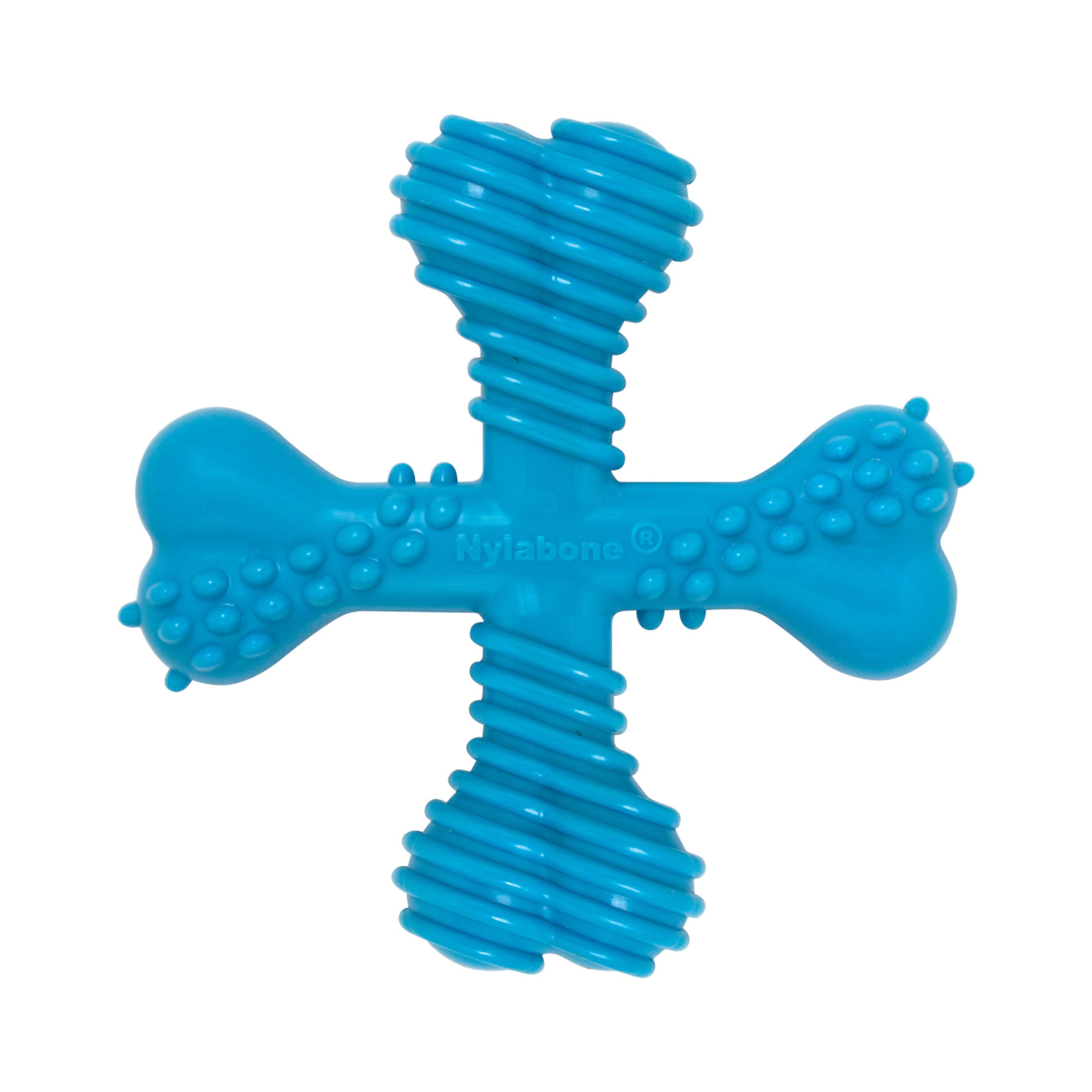 Nylabone Power Chew Comfort Hold X Bone Dog Toy Beef, 1ea/SMall/Regular Up To 25 Ibs. 1 ct