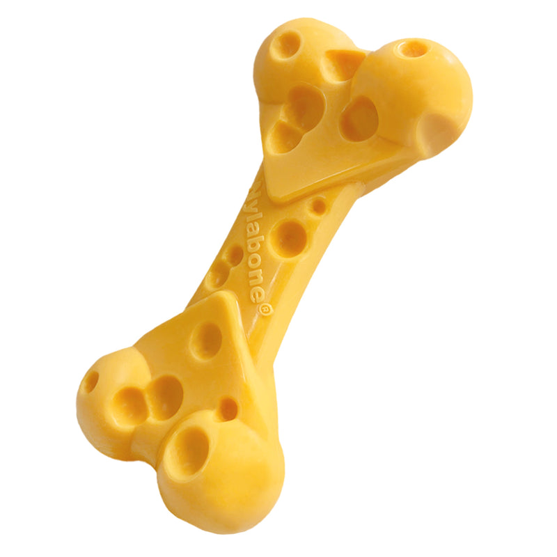 Nylabone Power Chew Cheese Dog Toy Cheese, 1ea/Medium/Wolf Up To 35 Lbs. 1 ct