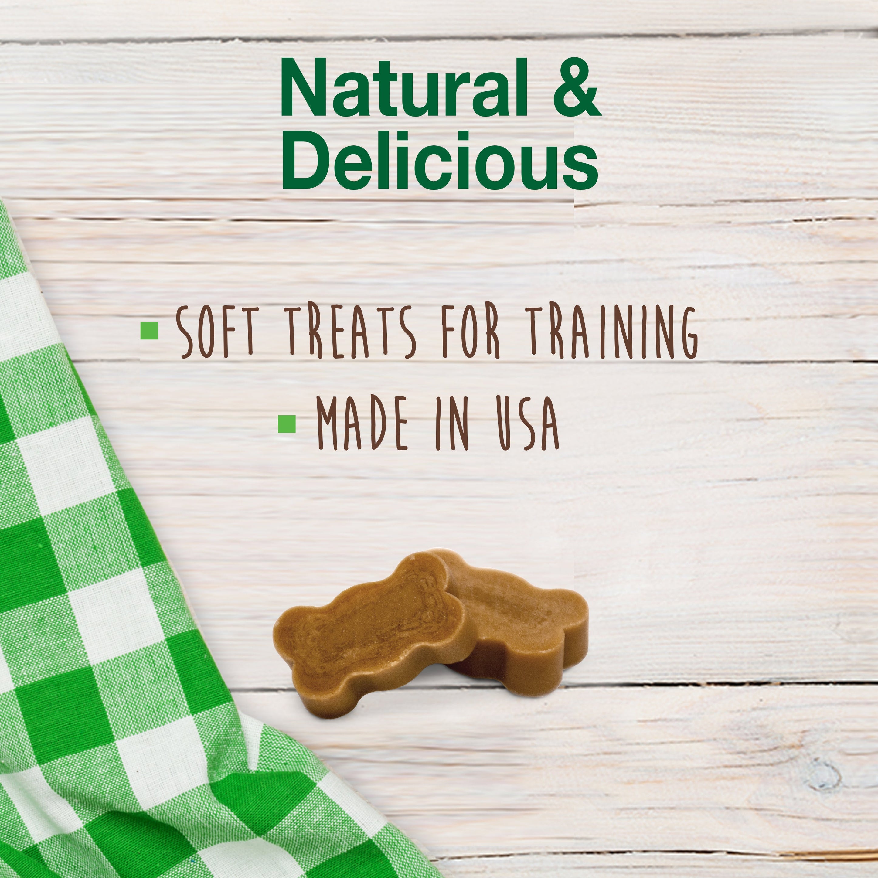 Nylabone Healthy Edibles Chewy Bites Soft Dog Treats Peanut Butter, 6 oz 1 ct