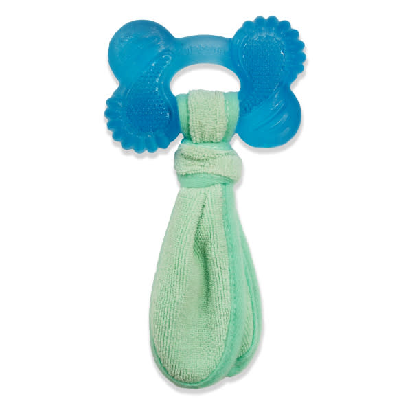 Nylabone Chill'n Chew Puppy Bone with Washcloth Peanut Butter