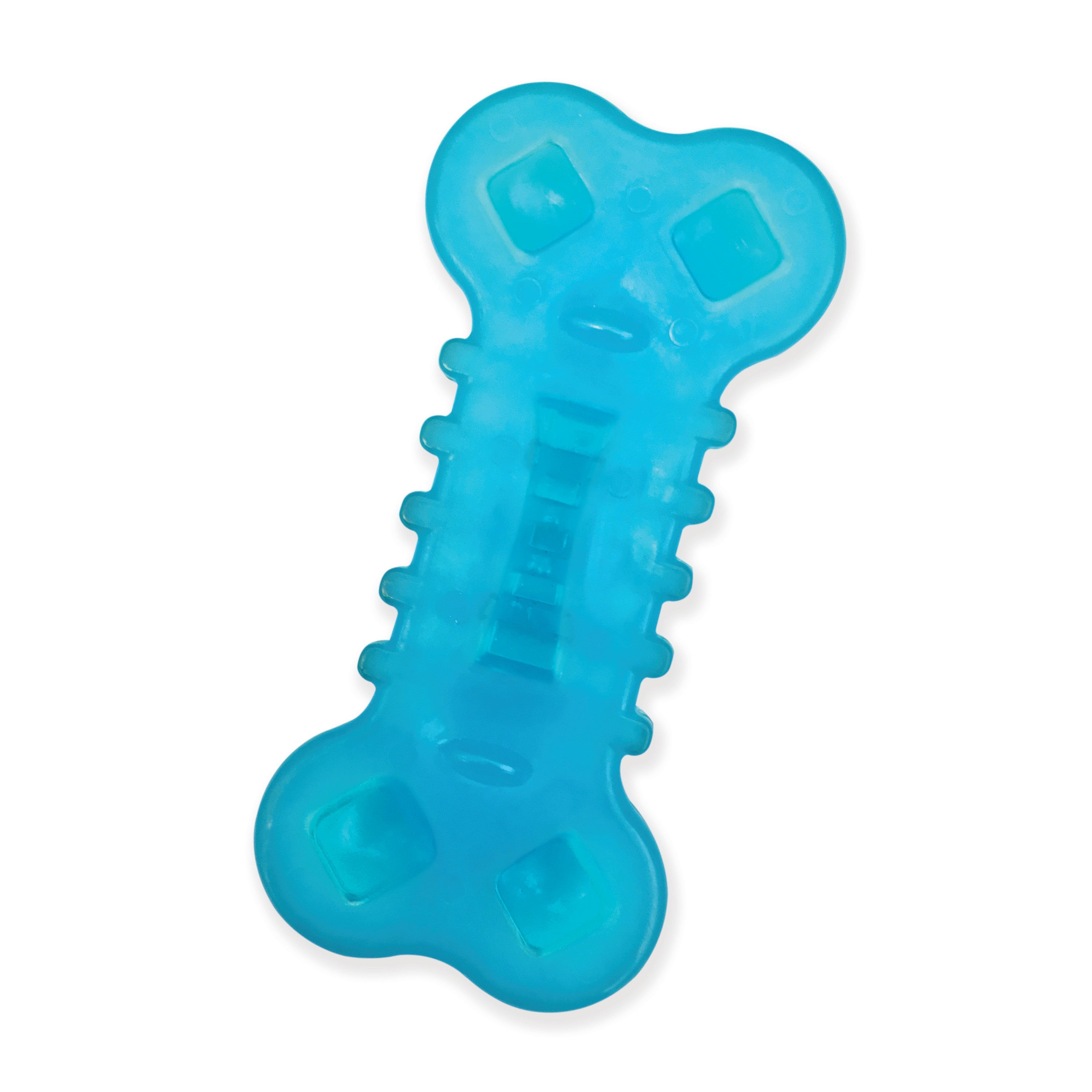 Nylabone Flexi Chew Chill Chew Toy with Treat Pockets Chicken, Blue, 1ea/Medium 1 ct