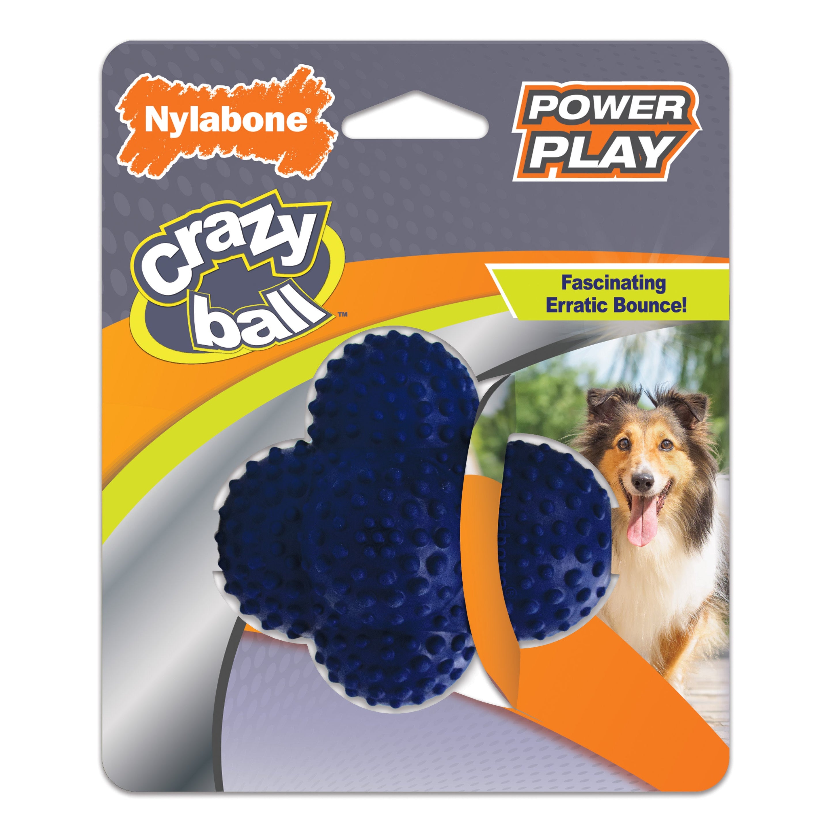 Nylabone Power Play Ball for Dogs Crazy Ball 1ea/Large/Giant Up To 50 Lbs. 1 ct