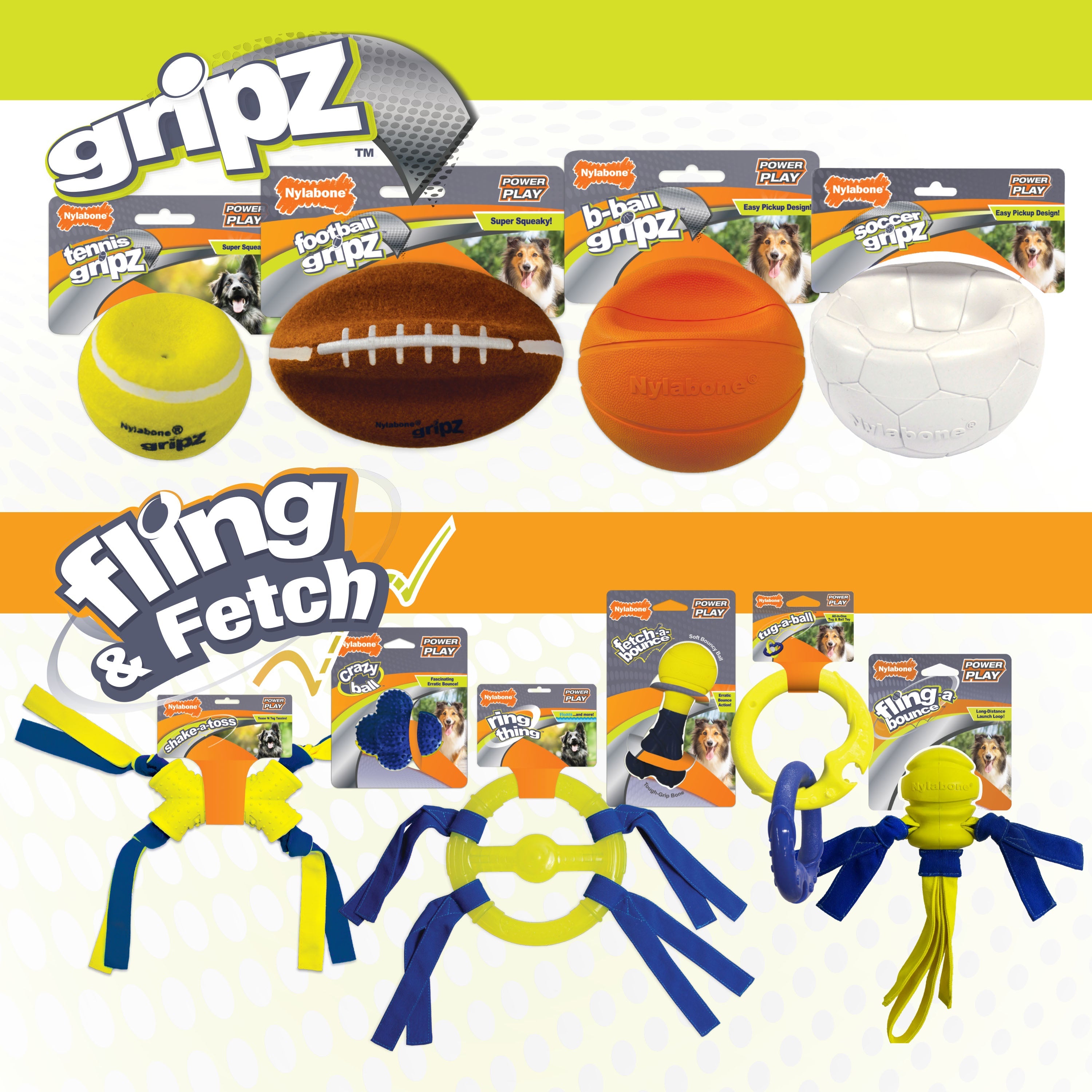 Nylabone Power Play Ball for Dogs Crazy Ball 1ea/Large/Giant Up To 50 Lbs. 1 ct
