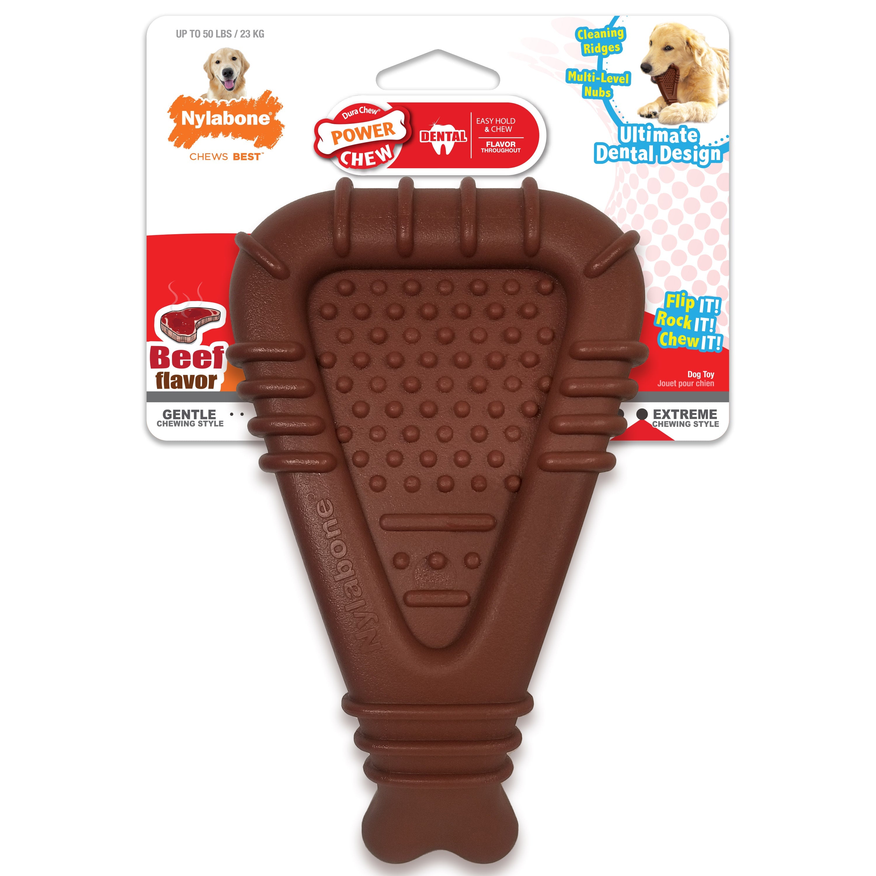 Nylabone Power Chew Arch Bone Dog Dental Chew Toy 1ea/Large/Giant Up To 50 Lbs. 1 ct