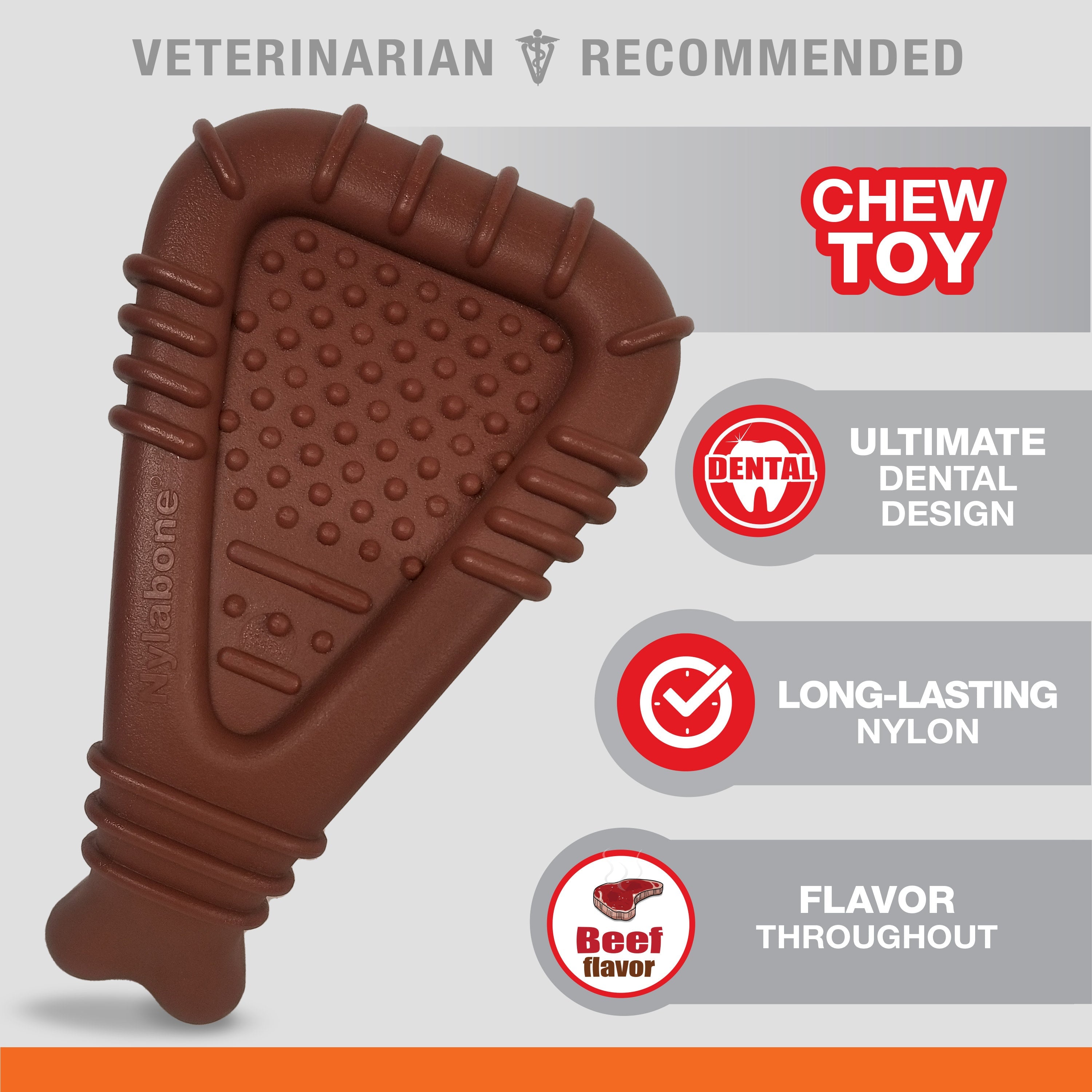 Nylabone Power Chew Arch Bone Dog Dental Chew Toy 1ea/Large/Giant Up To 50 Lbs. 1 ct
