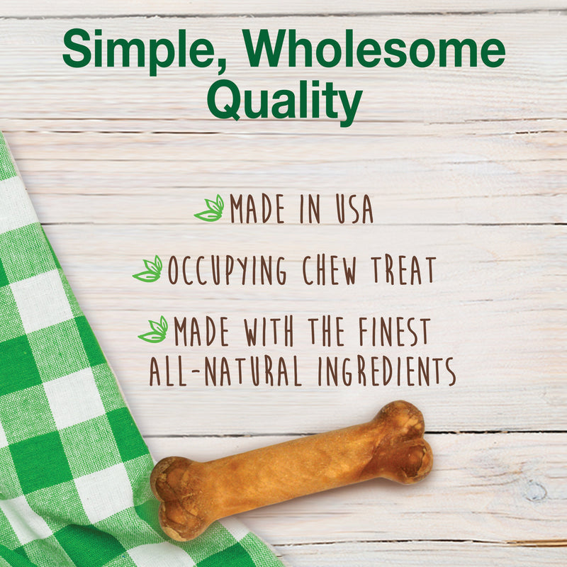 Nylabone Healthy Edibles Puppy Turkey Sweet Potato Dog Chew Treats Turkey Sweet Potato, XS/Petite Up To 15 Lbs. 16 ct