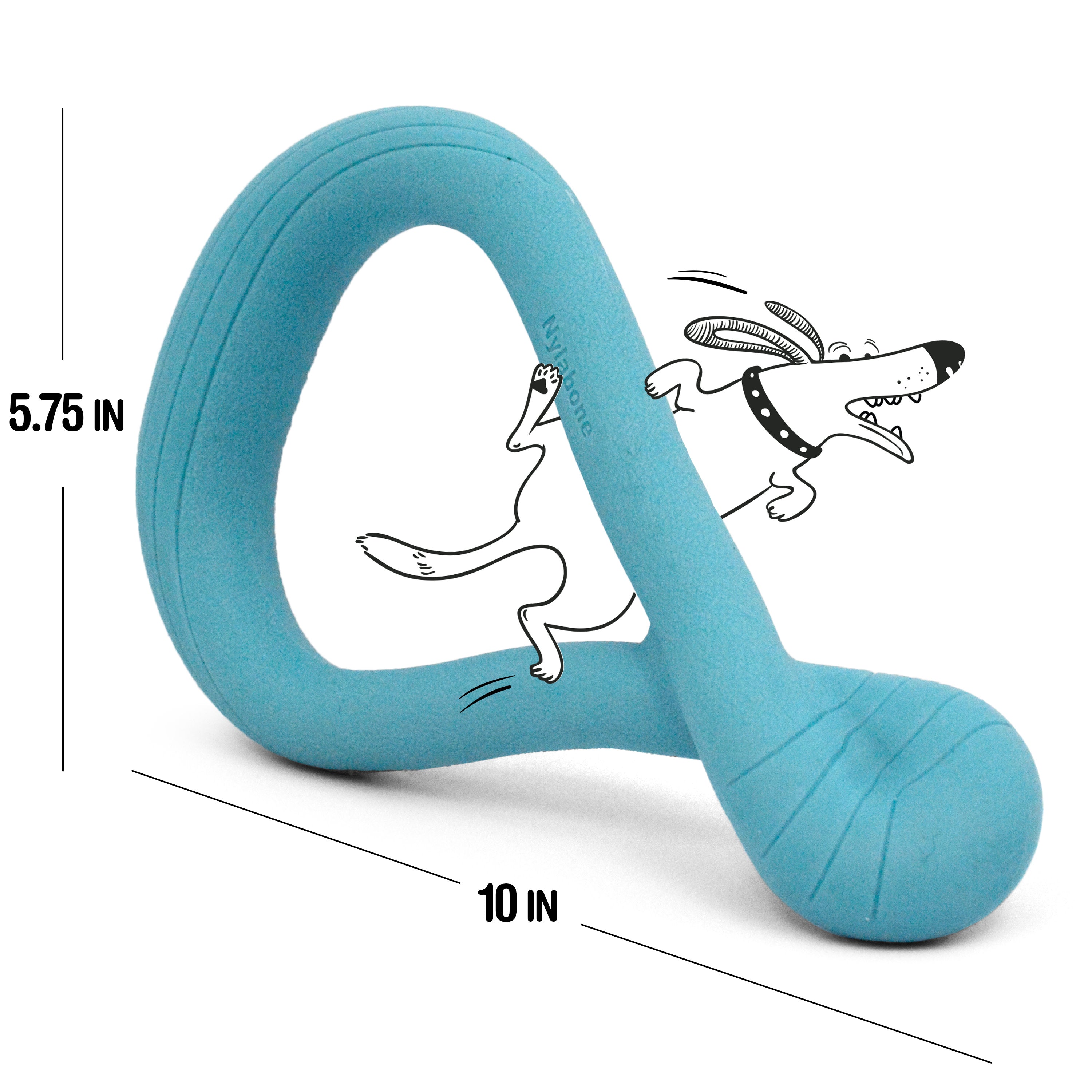 Nylabone Creative Play Tuug Dog Tug Toy Blue, 1ea/Large/Giant Up To 50 Lbs. 1 ct