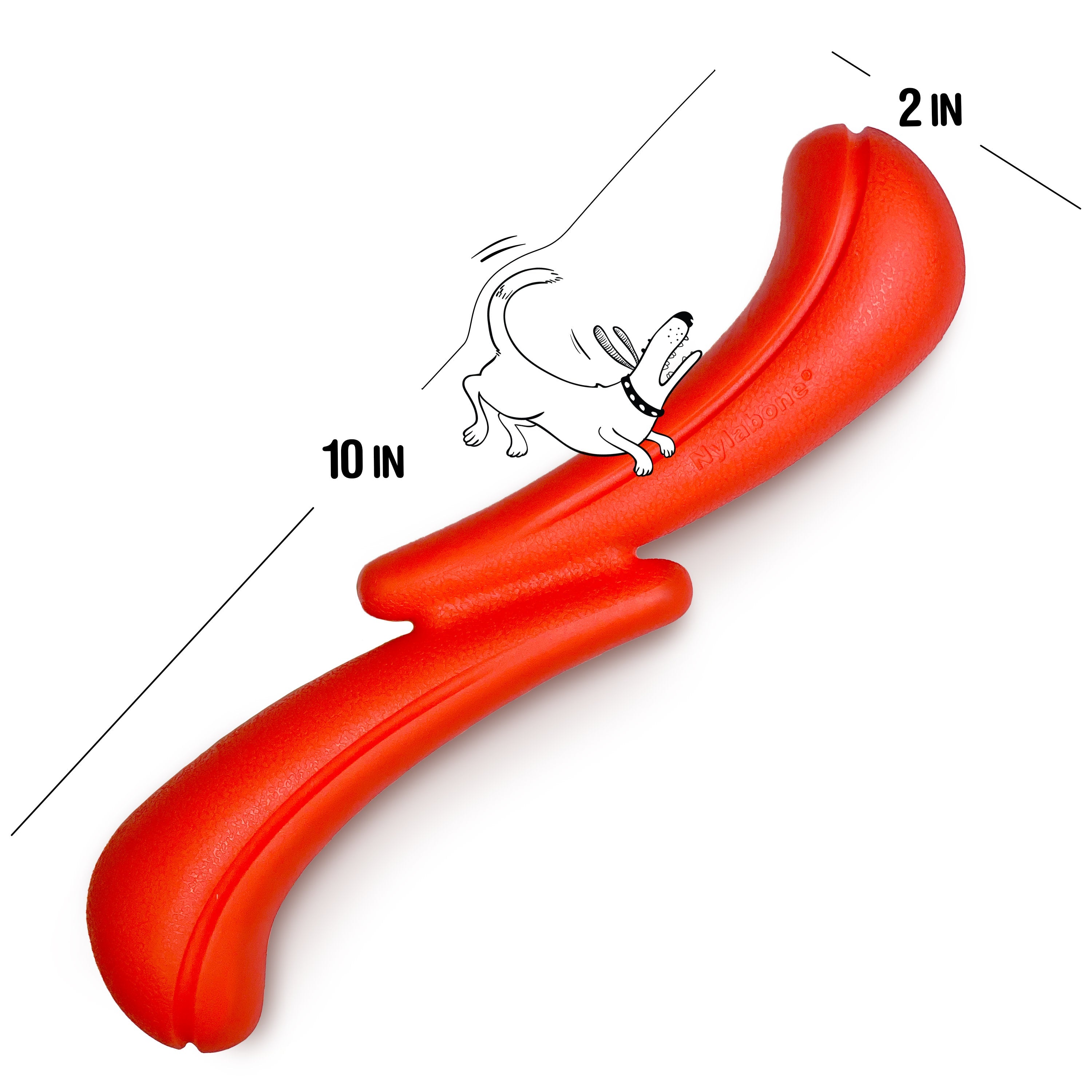 Nylabone Creative Play StikGO Dog Fetch Toy Red, 1ea/Large/Giant Up To 50 Lbs. 1 ct