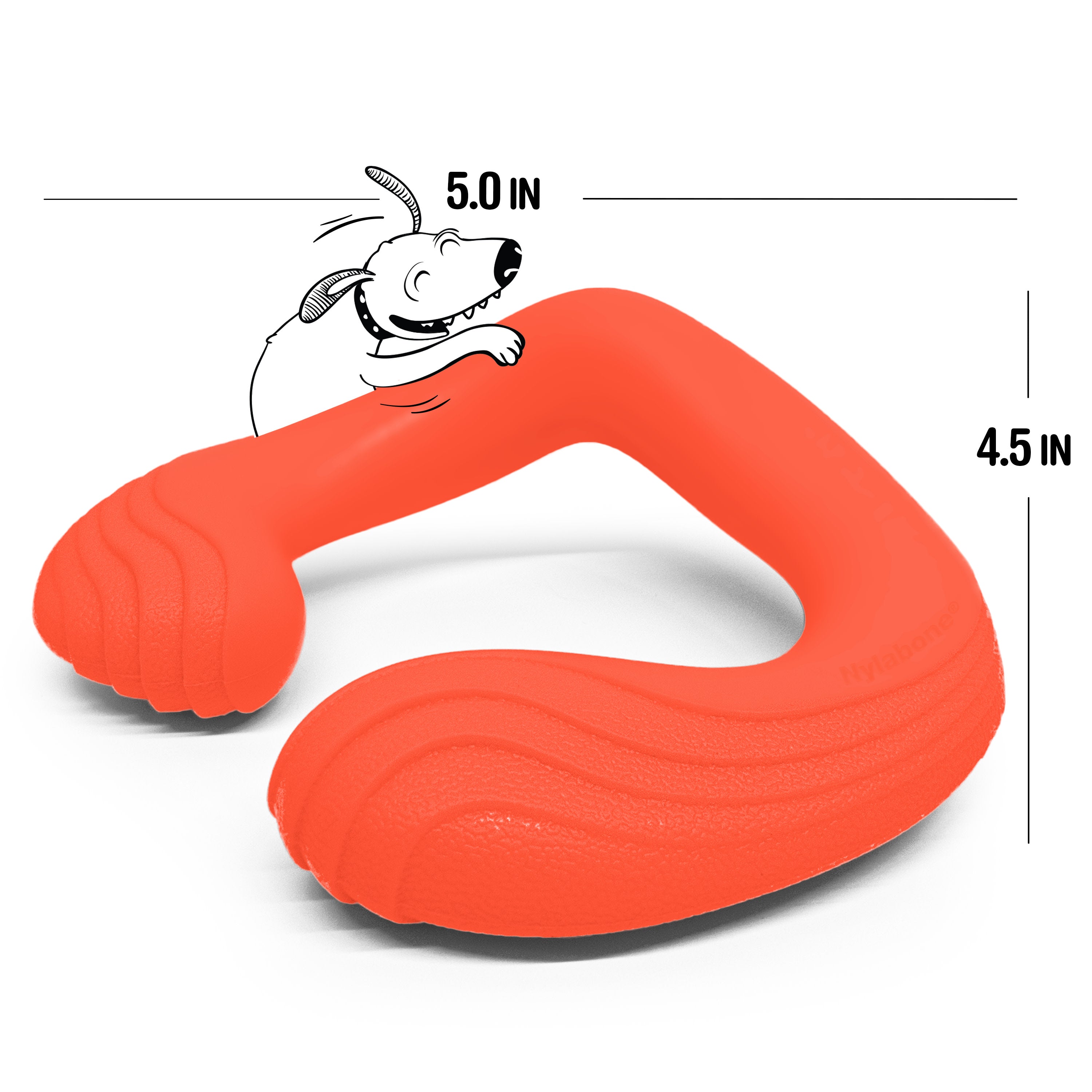 Nylabone Creative Play CShuu Dog Chase Toy Red, 1ea/SMall/Regular Up To 25 Ibs. 1 ct
