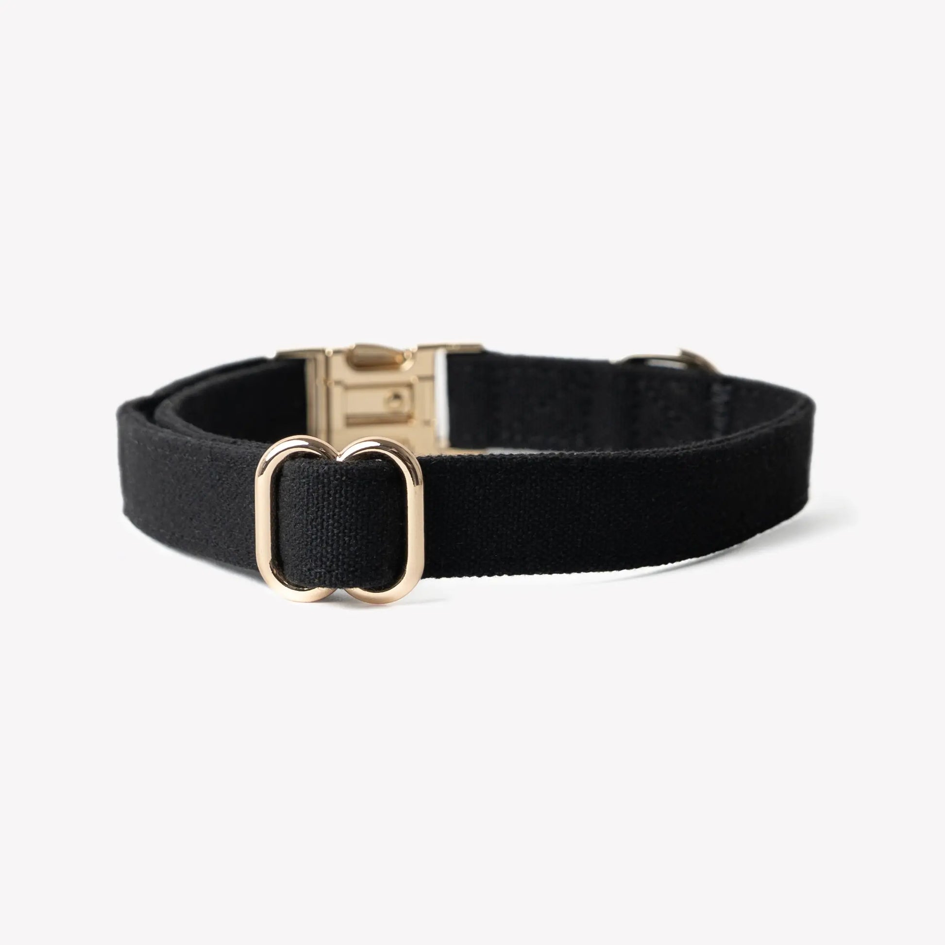 'Black' - Canvas Dog Collar FURLOU