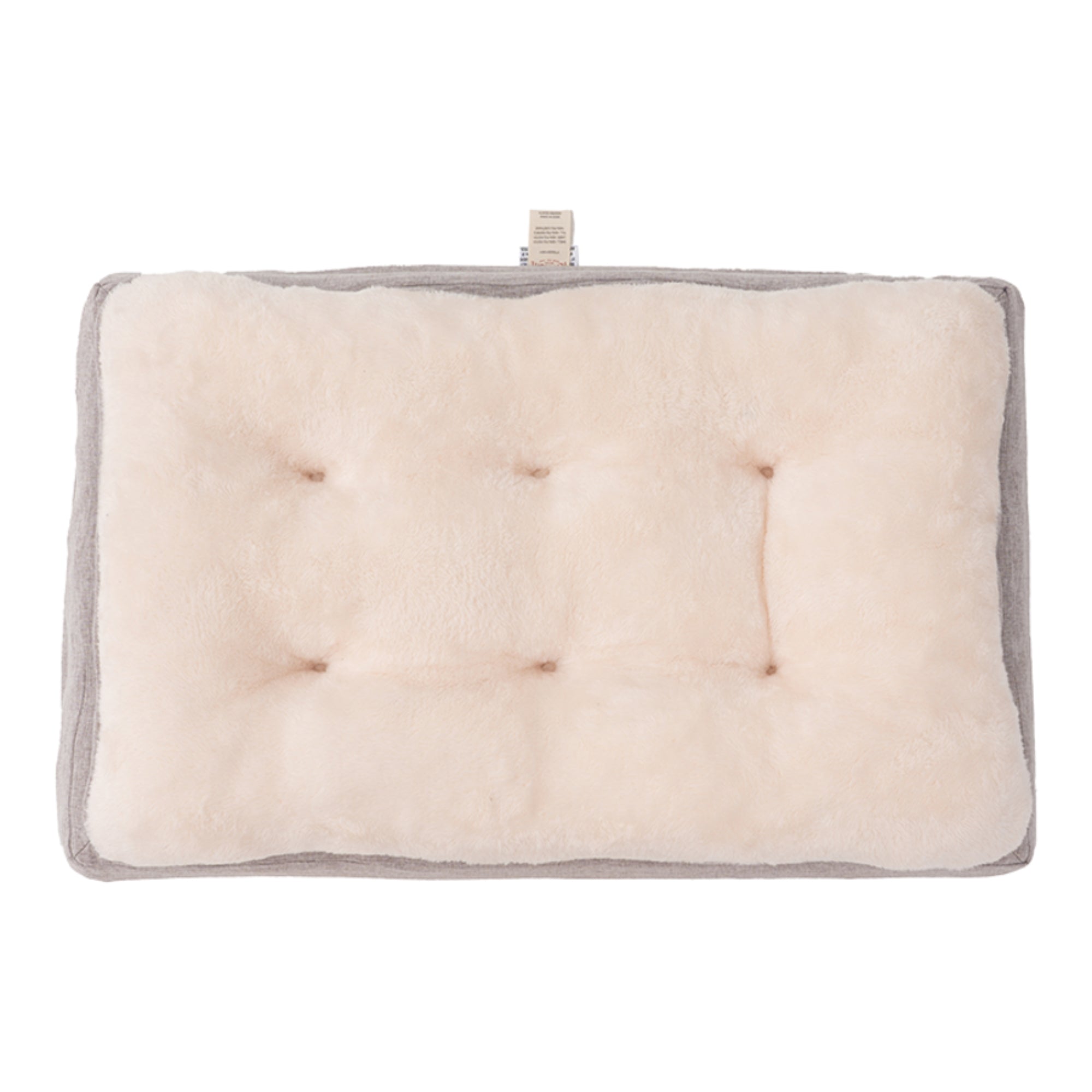 Territory Dog & Cat Khaki Pillow Top Bed, 30" x 19"