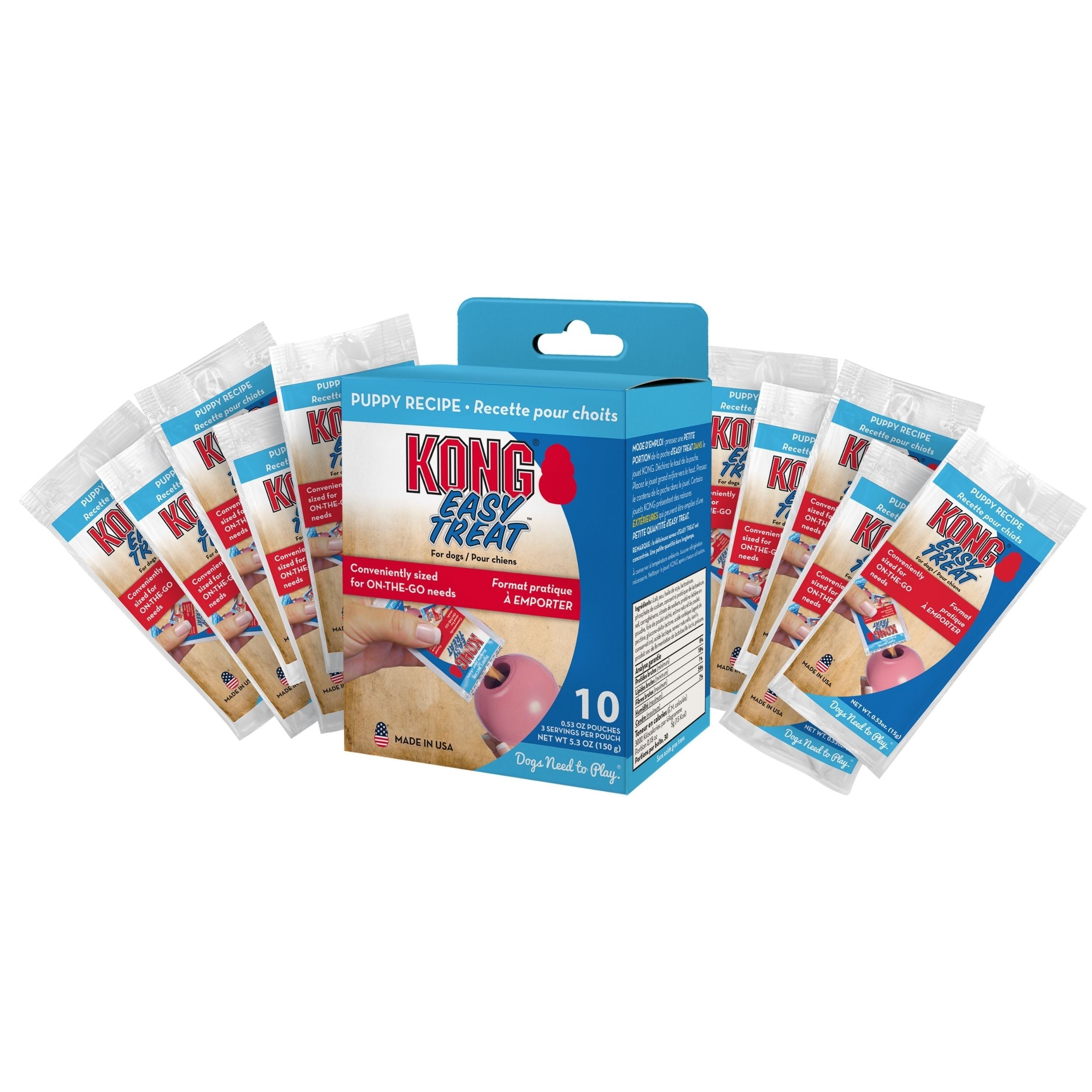 Kong easy Treat To Go Puppy Treats Liver 1ea/5.3 oz., 10 Pk Default Title