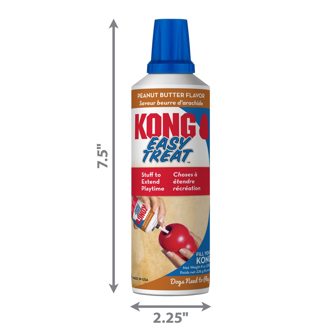 KONG Easy Treat Paste Dog Treat Peanut Butter 8oz