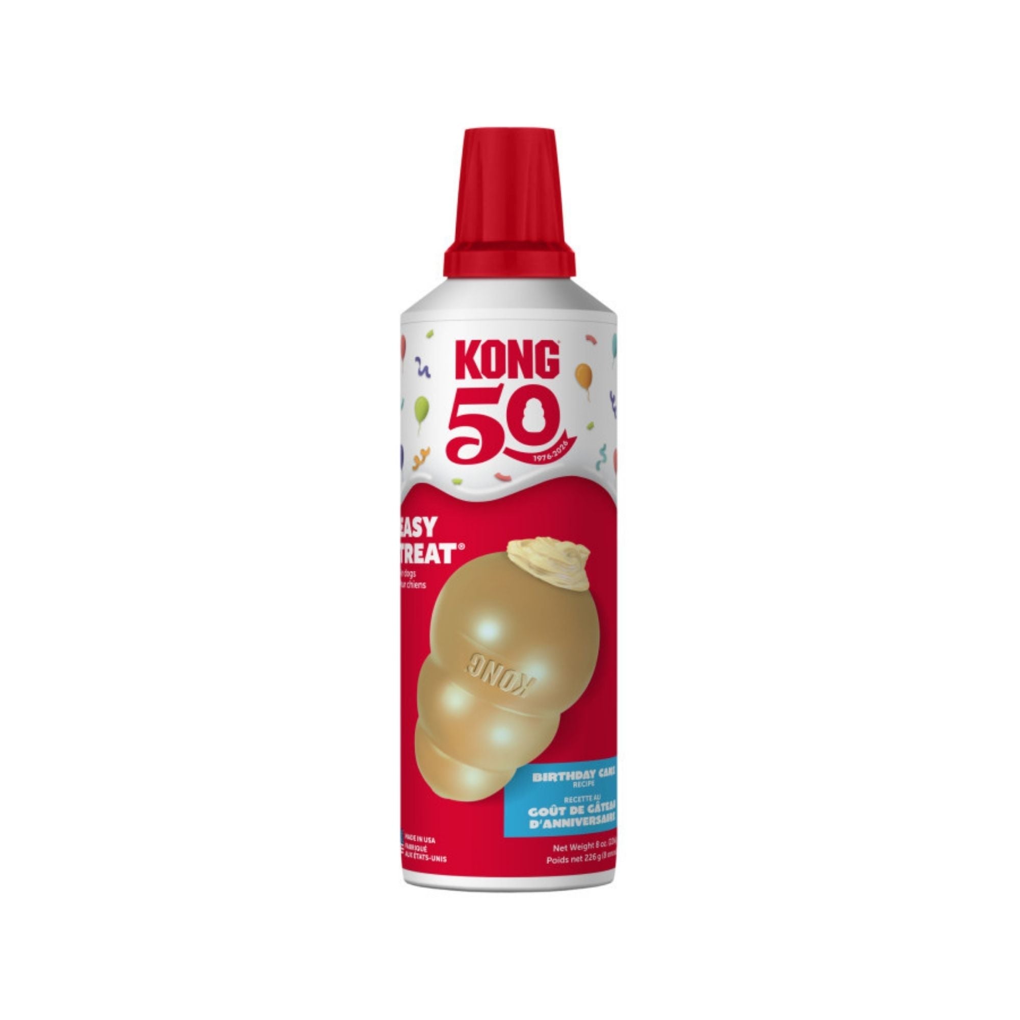 KONG Easy Treat 50 Year Anniversary Dog Treat Birthday Cake, 1ea/8oz.