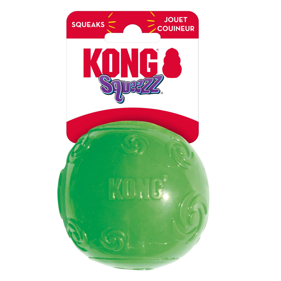 KONG Squeezz Ball Dog Toy Assorted Color X-Large