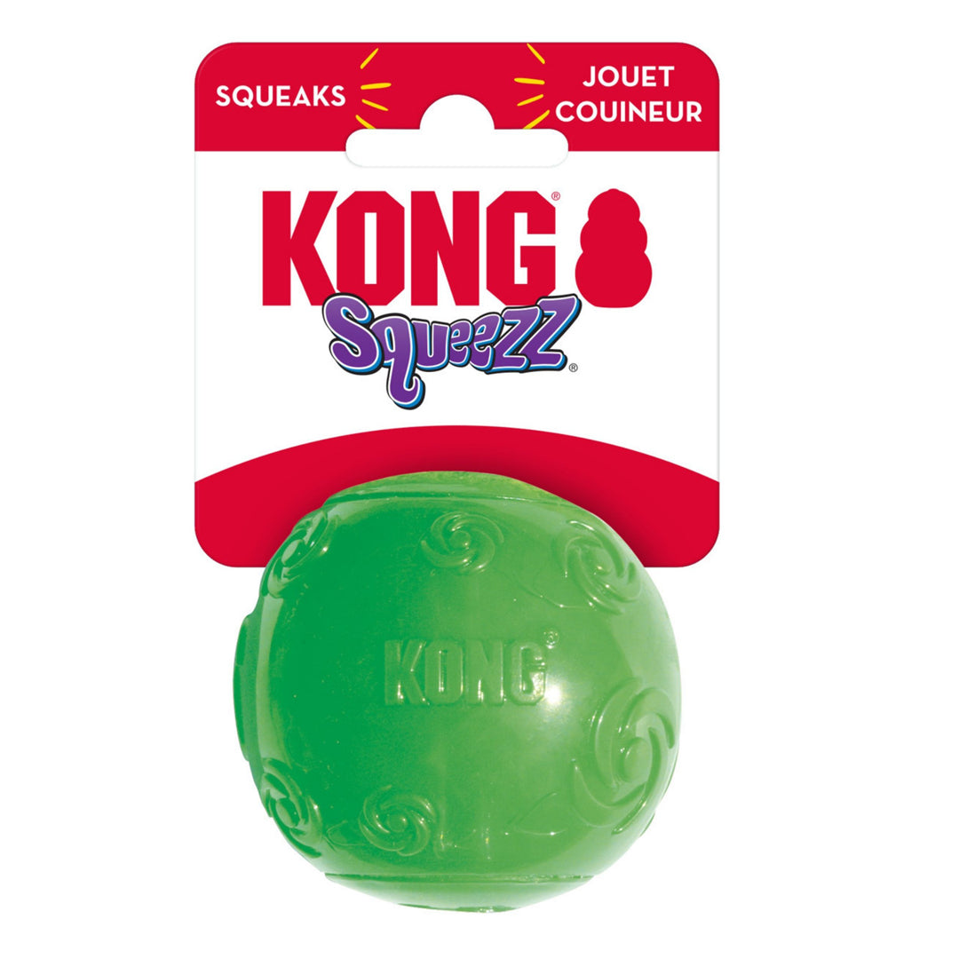 KONG Squeezz Ball Dog Toy Assorted Color Medium