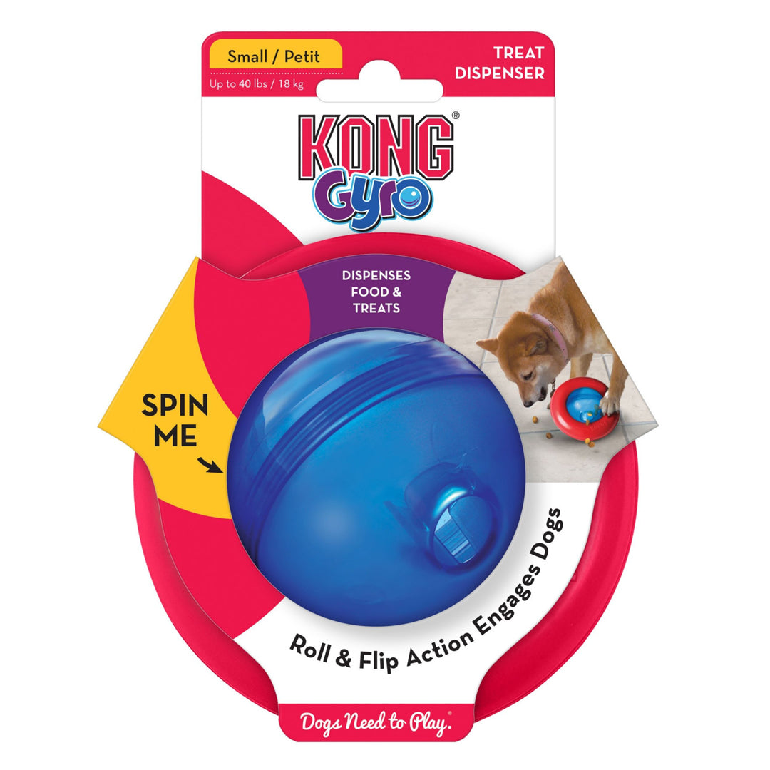 KONG Gyro Treat Dispenser Dog Toy Red Small