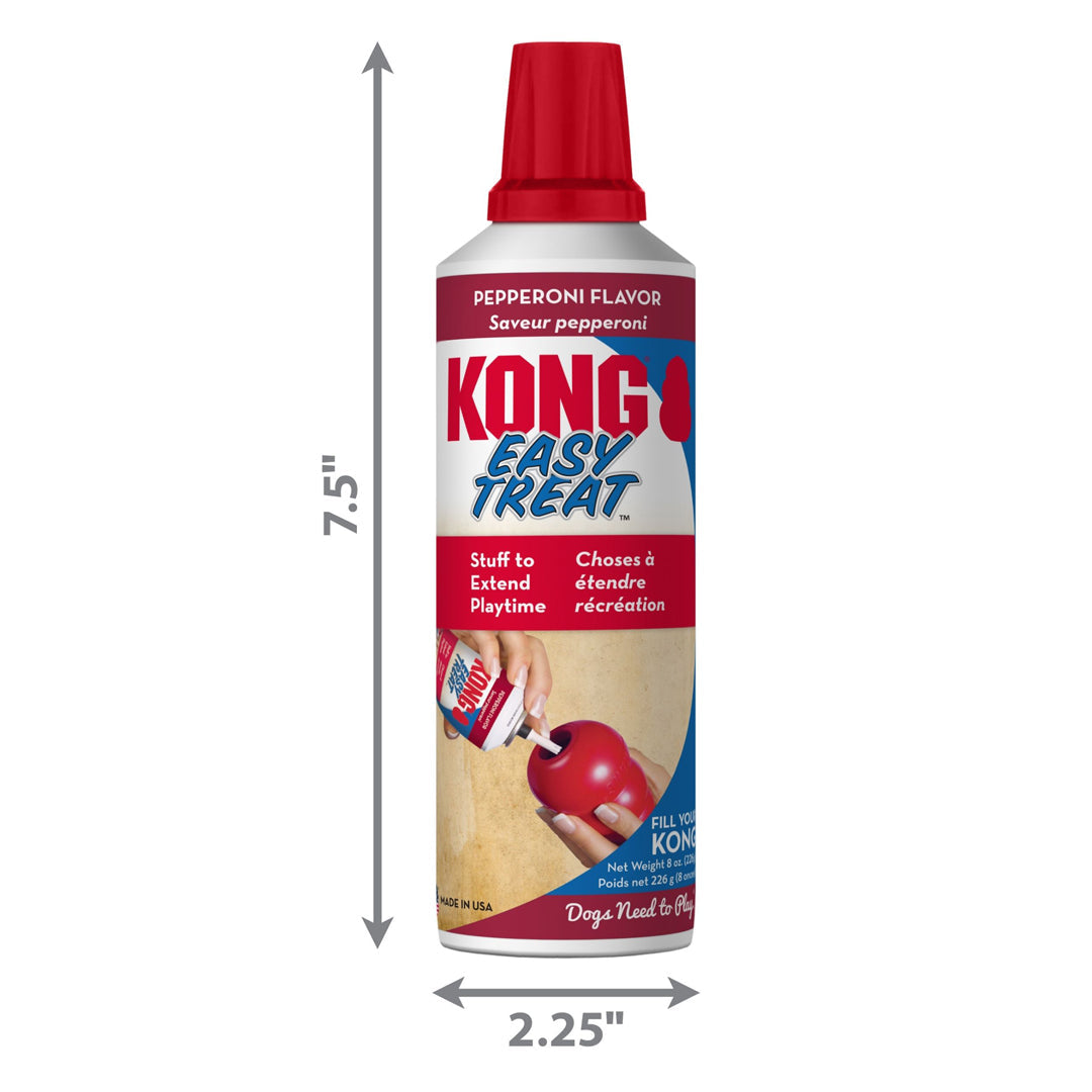 KONG Easy Treat Paste Dog Treat Pepperoni 8oz