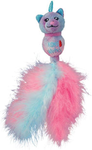 KONG Wubba Caticorn Cat Toy Pink/Light Blue 1ea/One Size