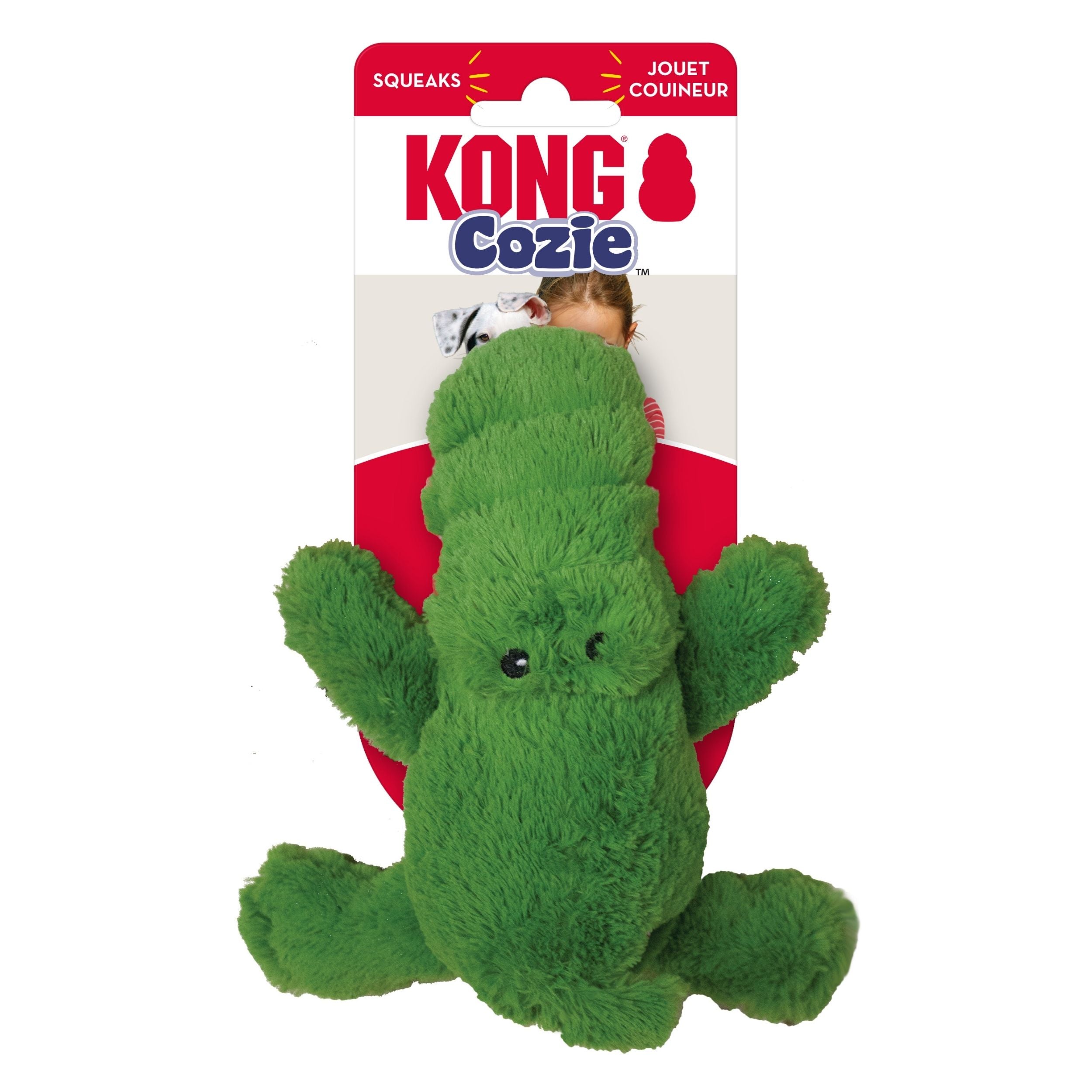 Kong Coz.Ie Ali Alligator Plush Dog Toy Green 1ea/Sm Default Title