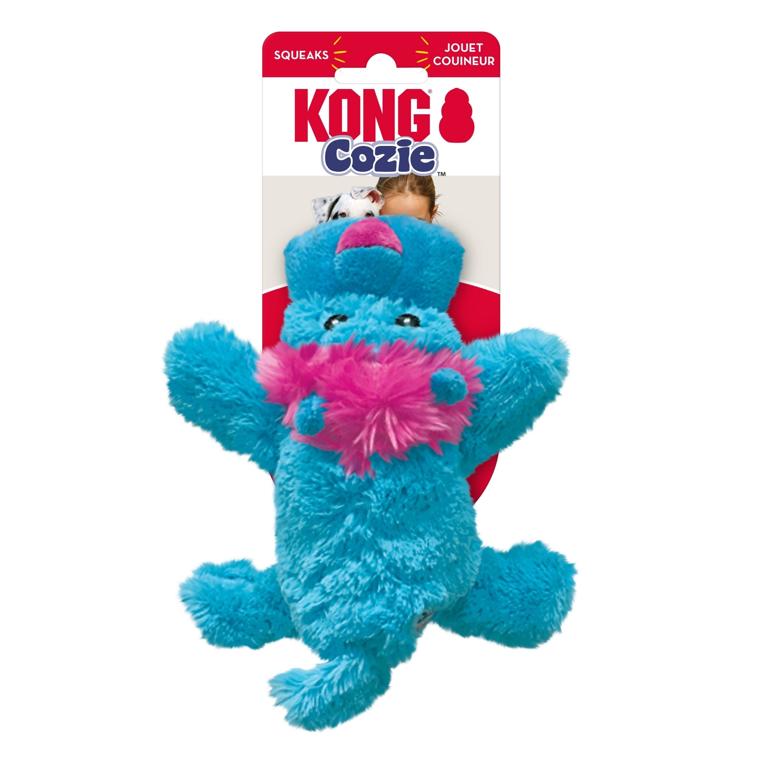 Kong Coz.Ie King Lion Plush Dog Toy Blue 1ea/Sm Default Title