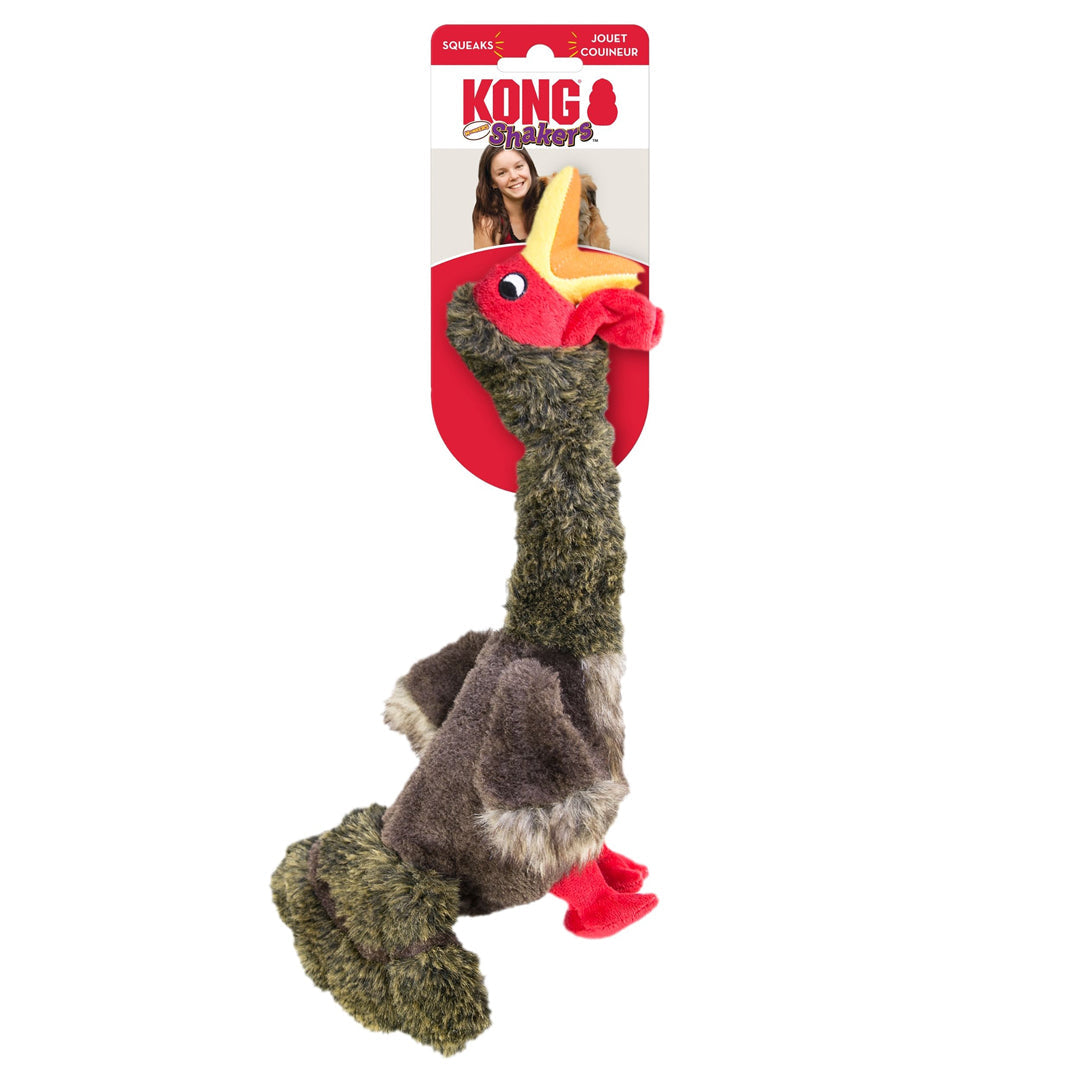 KONG Shakers Honkers Dog Toy Turkey Large