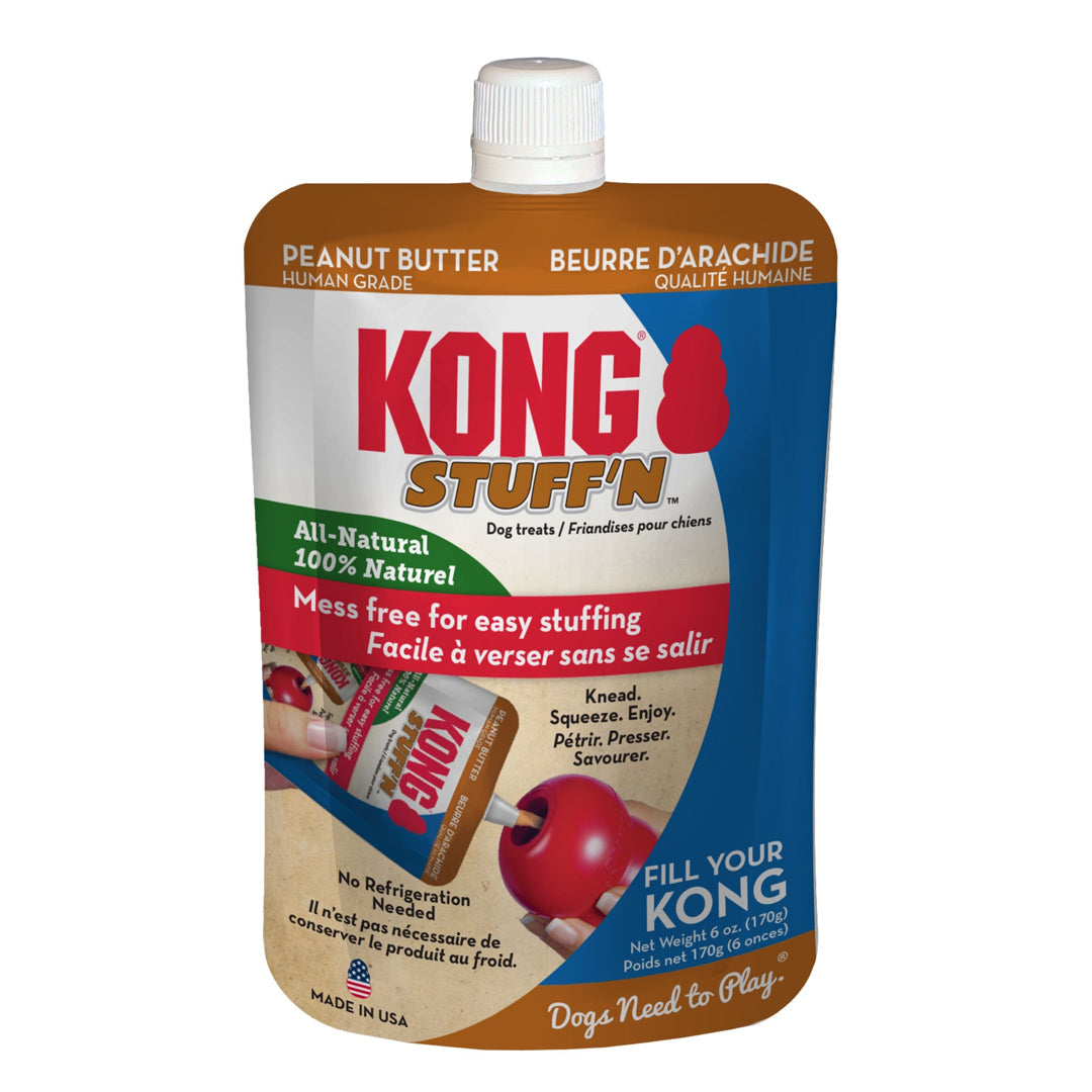 KONG Stuff'N All-Natural Dog Treat Peanut Butter 6oz