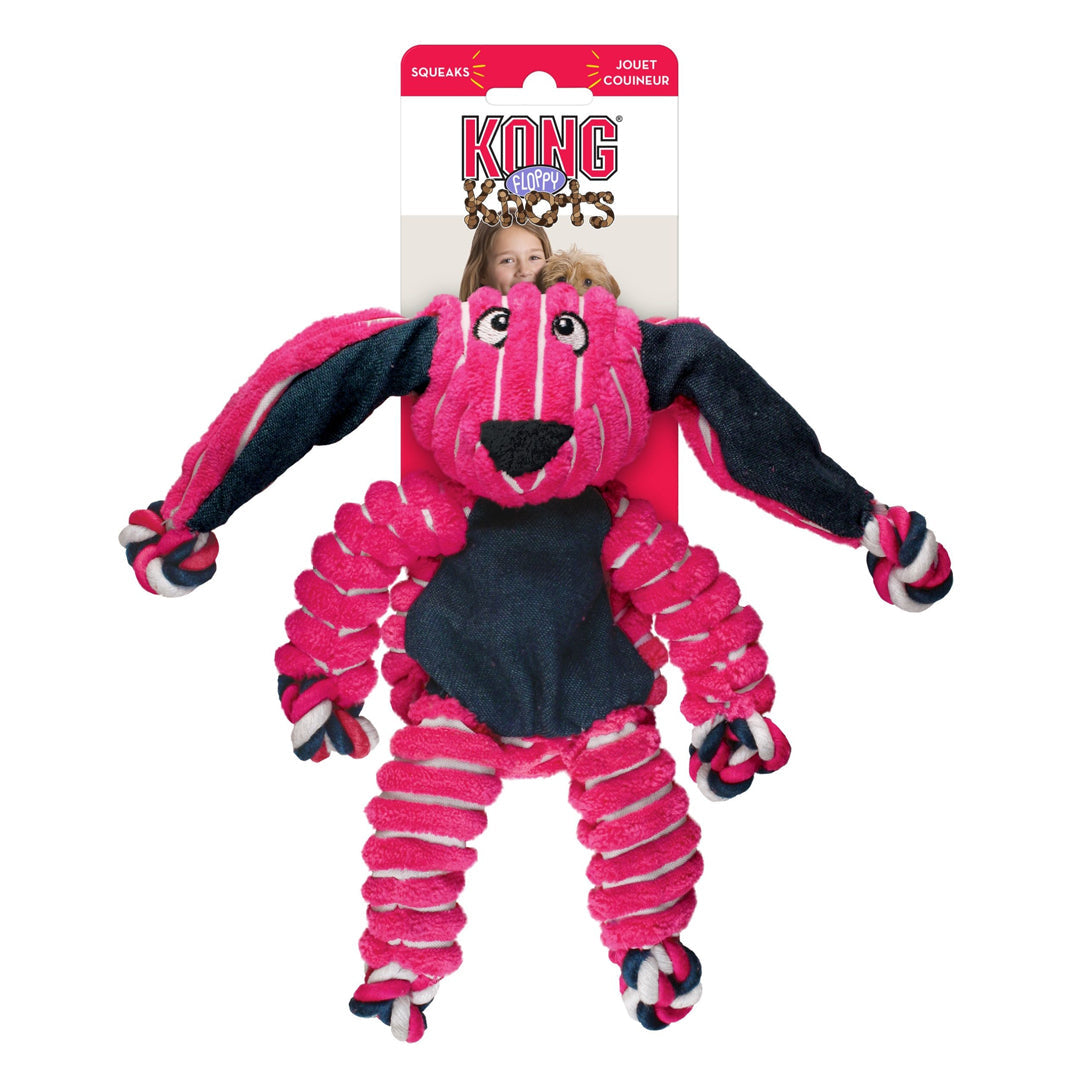 KONG Floppy Knot Dog Toy Bunny Medium/Large