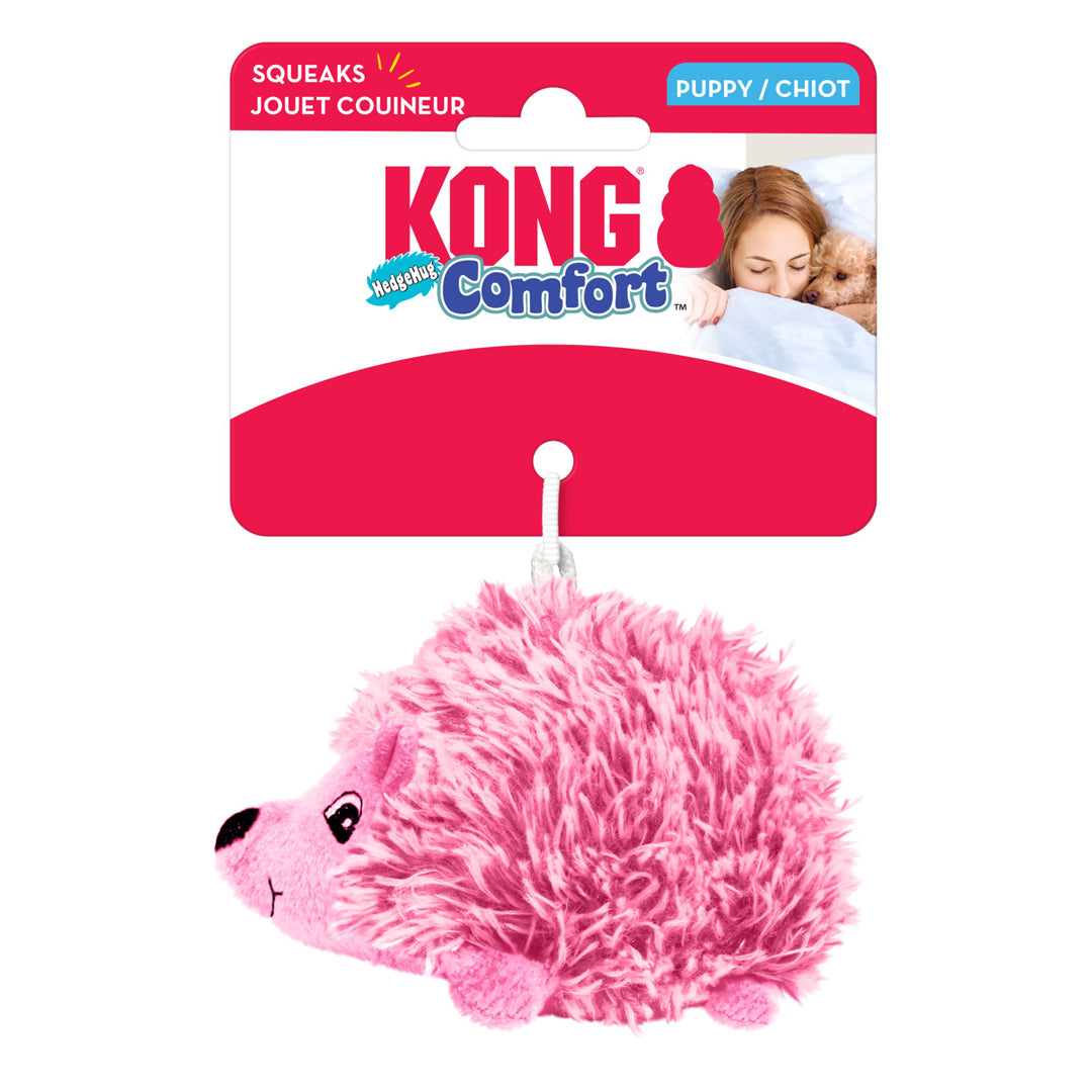 KONG Comfort HedgeHug Puppy Toy Assorted X-Small