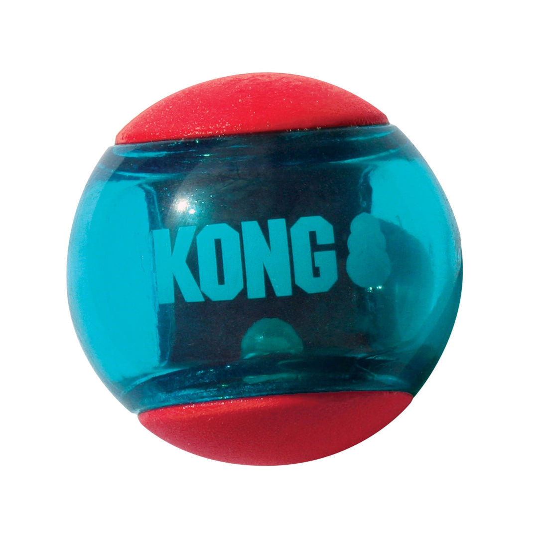 KONG Squeezz Action Ball Red Medium Dog Toy