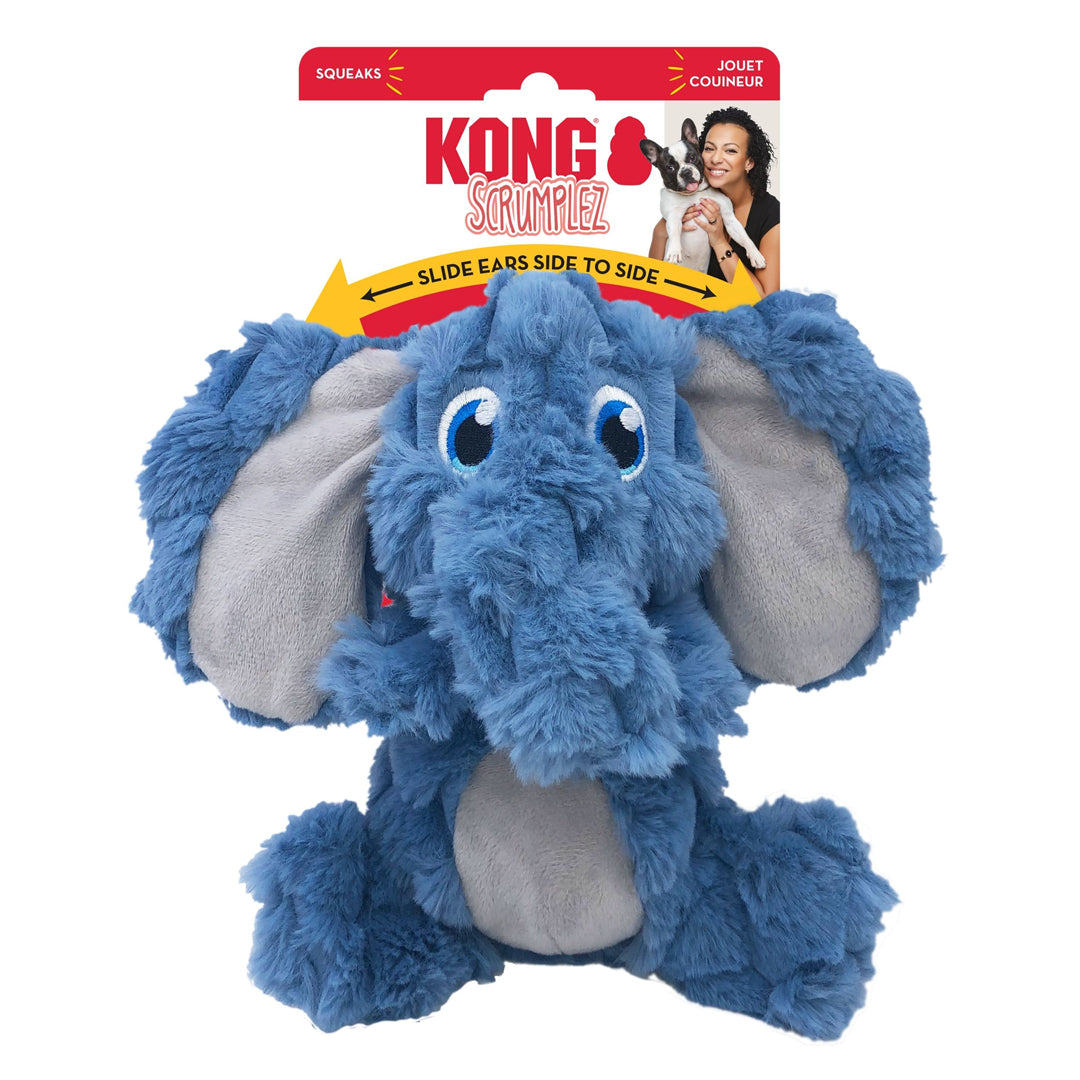 KONG Scrumplez Elephant Dog Toy Medium