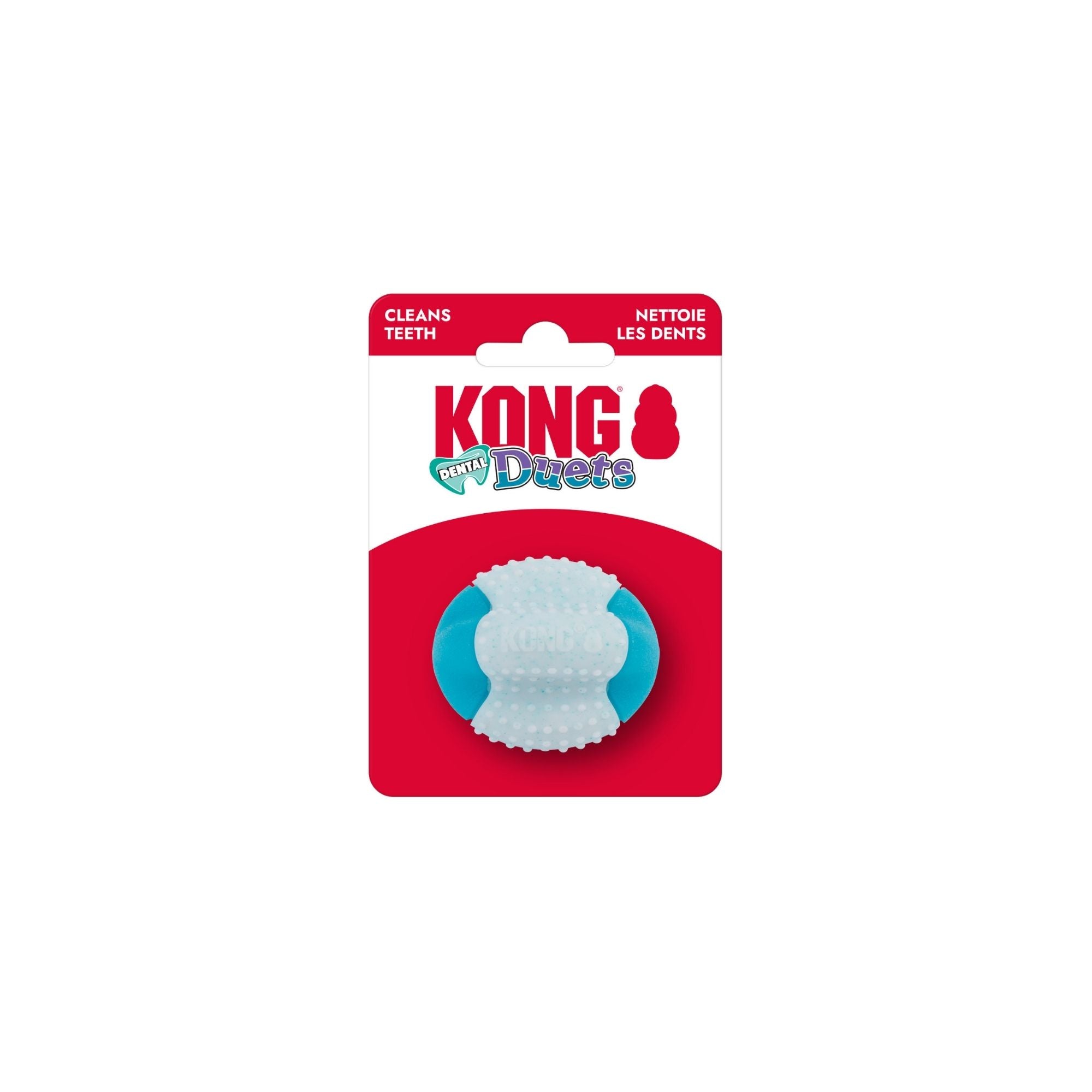 KONG Duets Dental Ball Dog Toy 1ea/XS/Xm