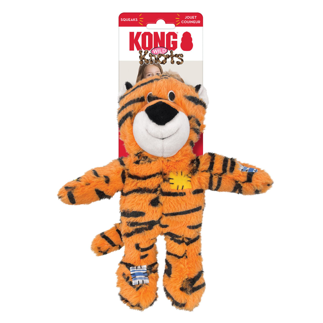KONG Wild Knots Tiger Dog Toy Medium/Large