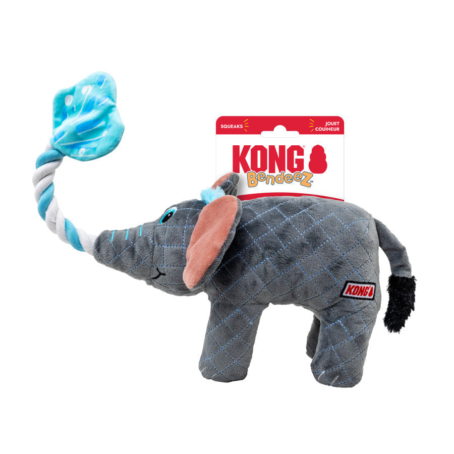KONG Bendeez Dog Toy Elephant Large